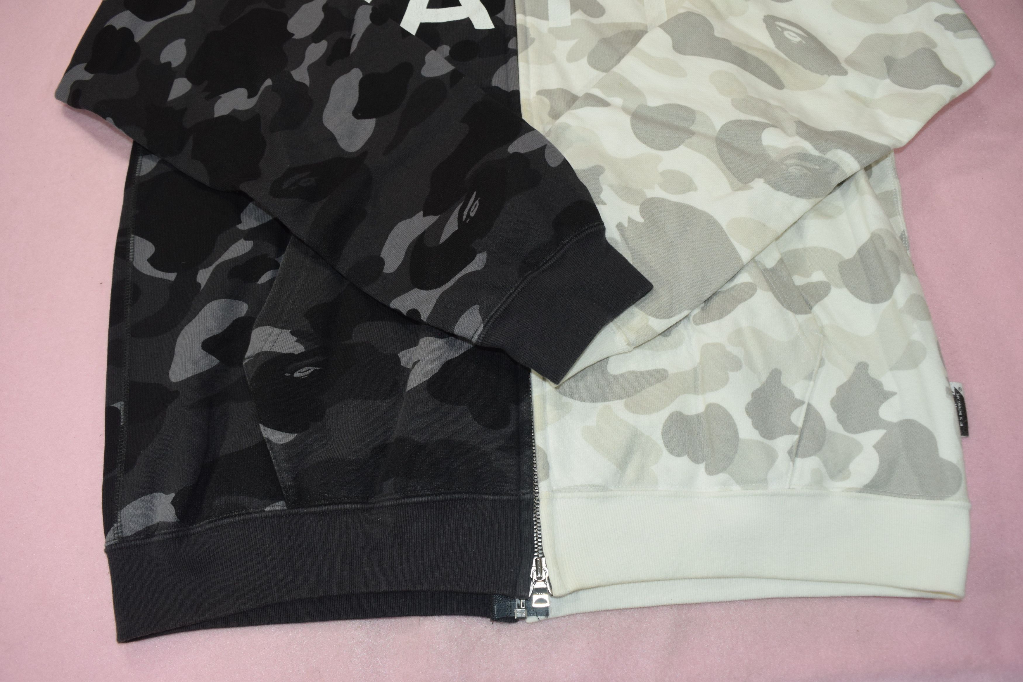 Bape Og Bape Full Zip Full Split Camo Black White Size Medium Size US M / EU 48-50 / 2 - 2 Thumbnail