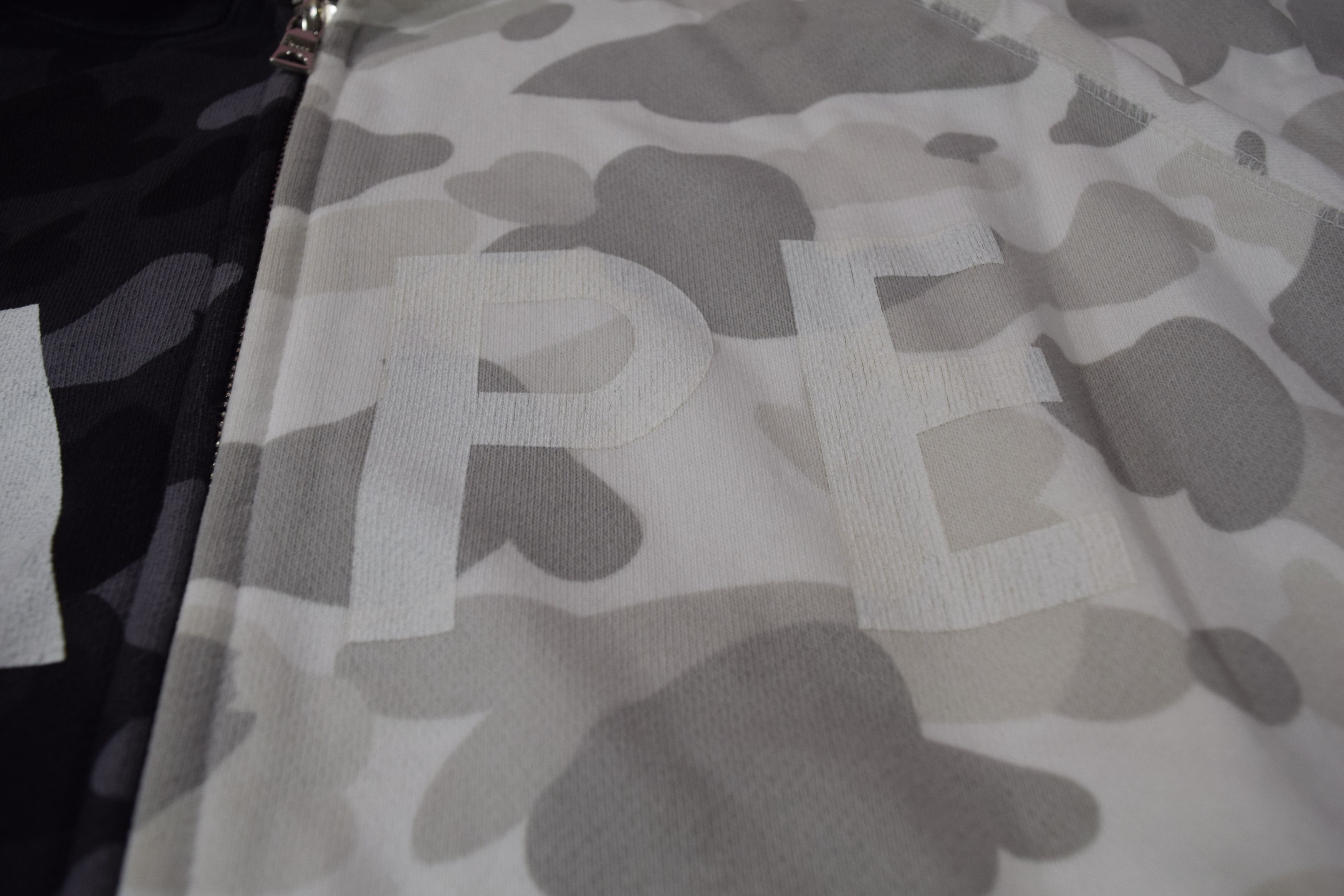 Bape Og Bape Full Zip Full Split Camo Black White Size Medium Size US M / EU 48-50 / 2 - 8 Thumbnail