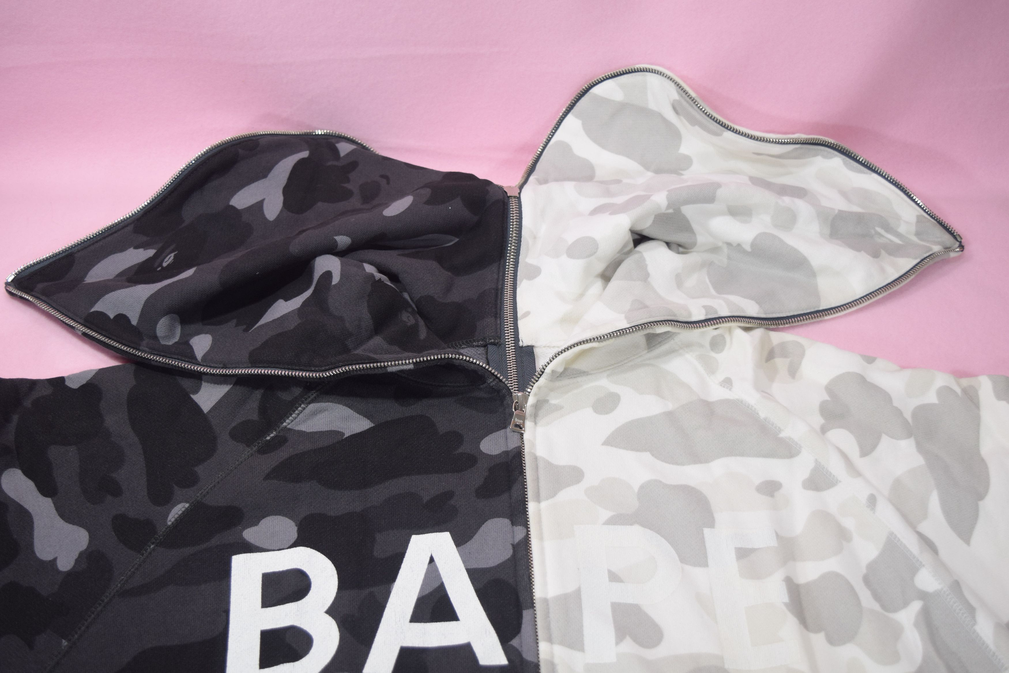 Bape Og Bape Full Zip Full Split Camo Black White Size Medium Size US M / EU 48-50 / 2 - 9 Thumbnail