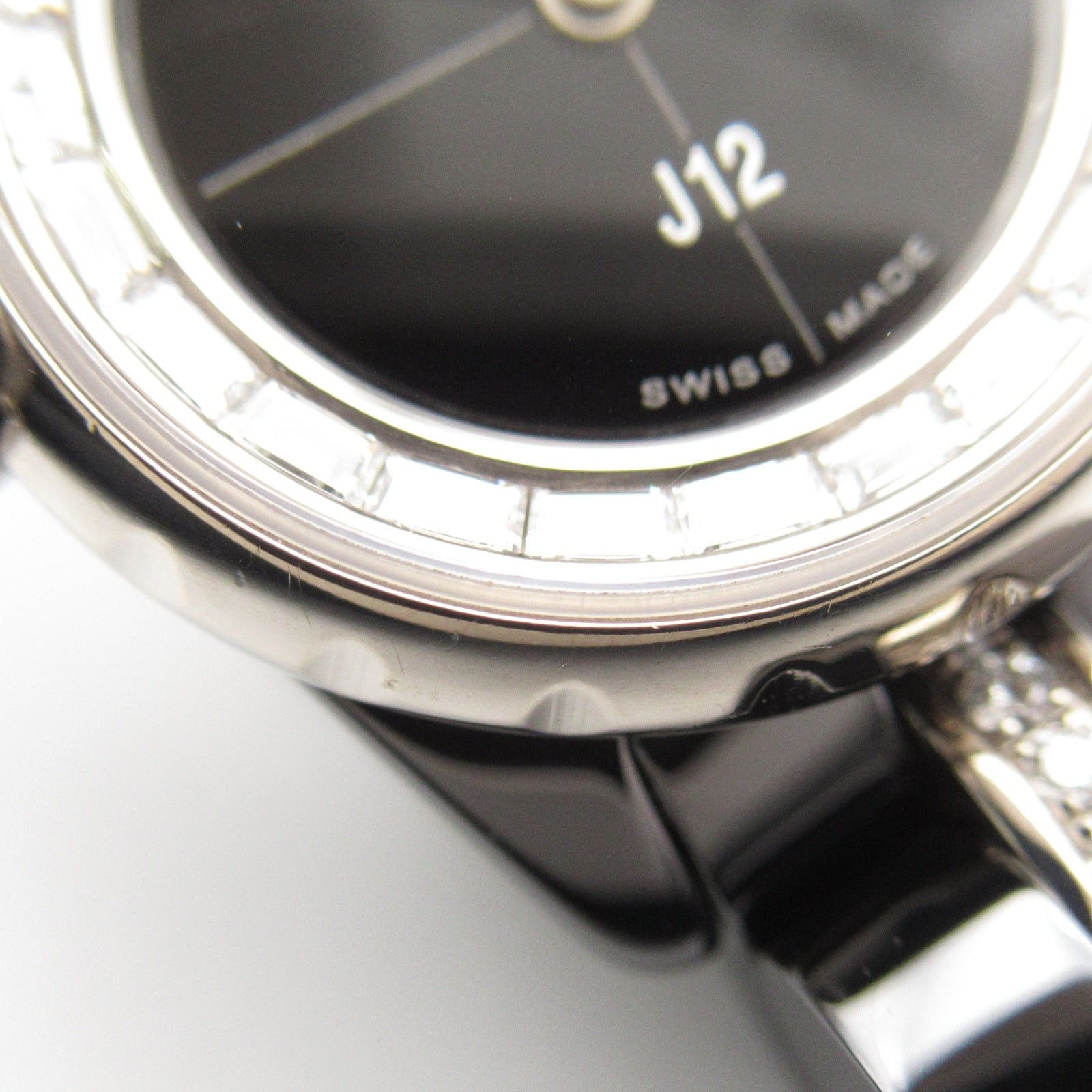 Chanel Chanel Mademoiselle J12/Xs Women Watch Quartz K18Wg (White Gold) Ceramic Black Size ONE SIZE - 13 Thumbnail