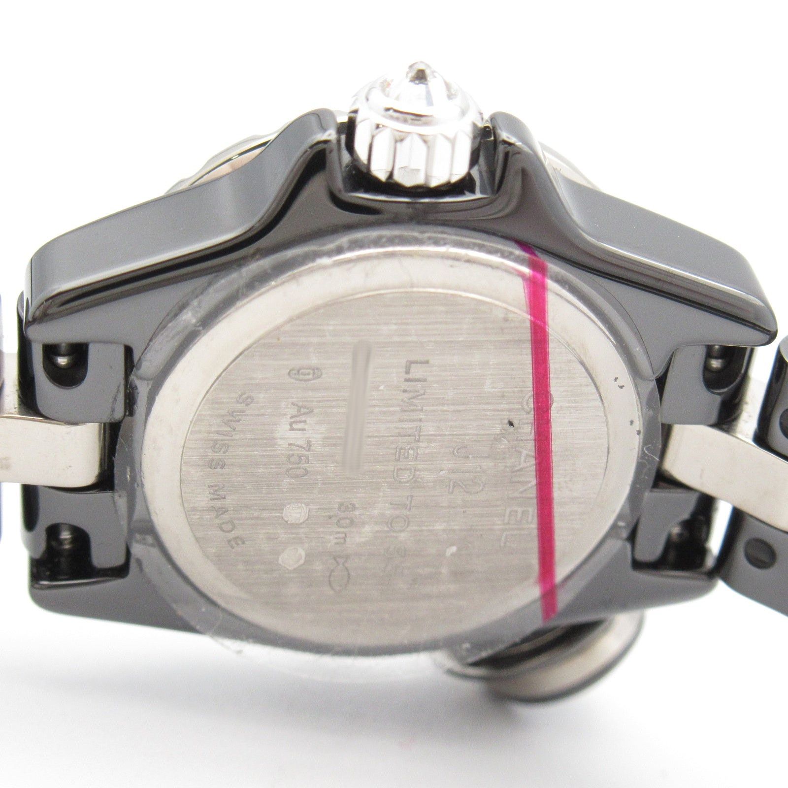 Chanel Chanel Mademoiselle J12/Xs Women Watch Quartz K18Wg (White Gold) Ceramic Black Size ONE SIZE - 6 Thumbnail