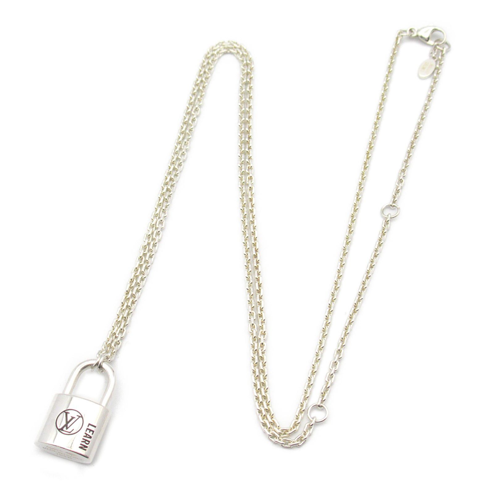 Louis Vuitton Louis Vuitton Lockit Learn Necklace 925 Silver Size ONE SIZE - 3 Thumbnail