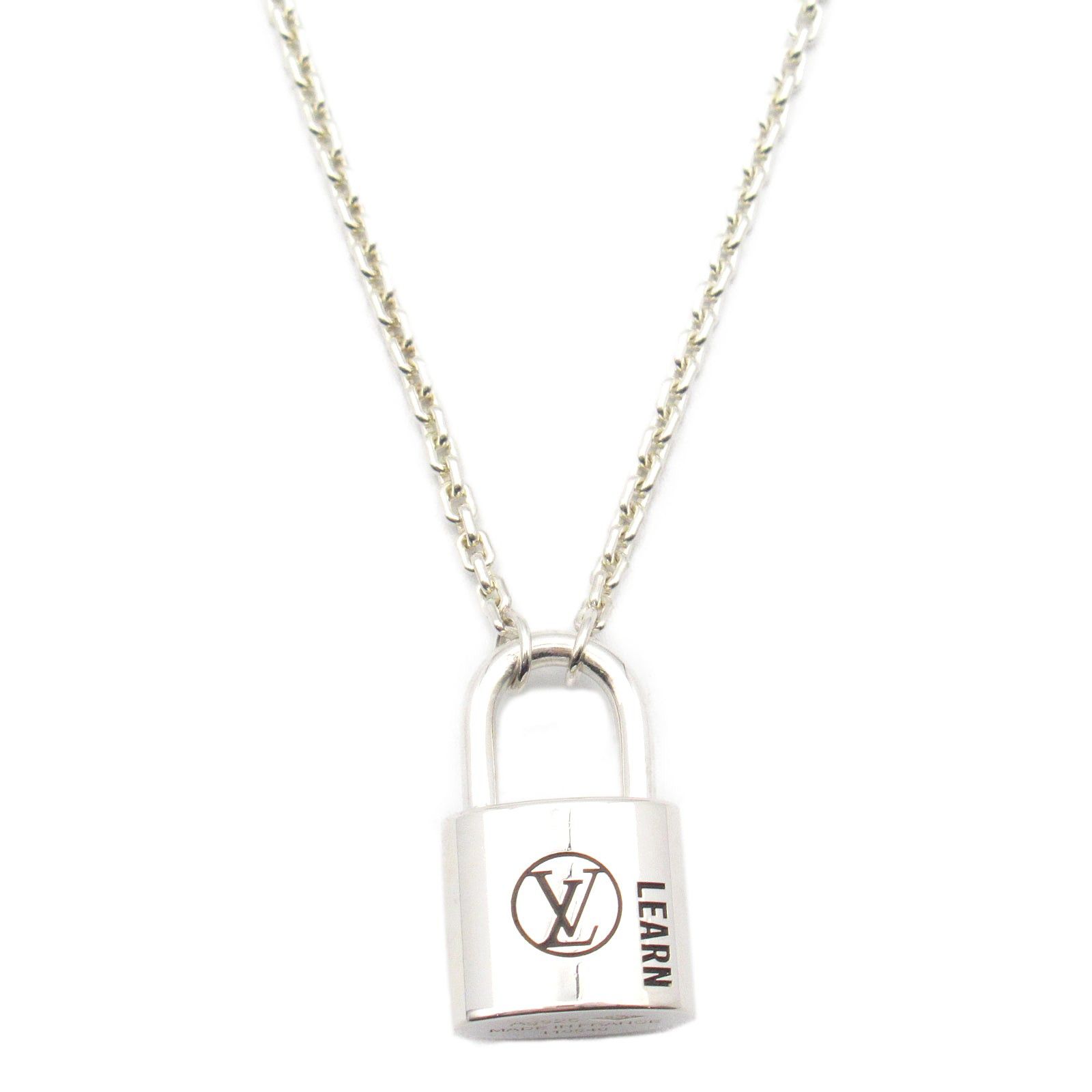 Louis Vuitton Louis Vuitton Lockit Learn Necklace 925 Silver Size ONE SIZE - 2 Thumbnail