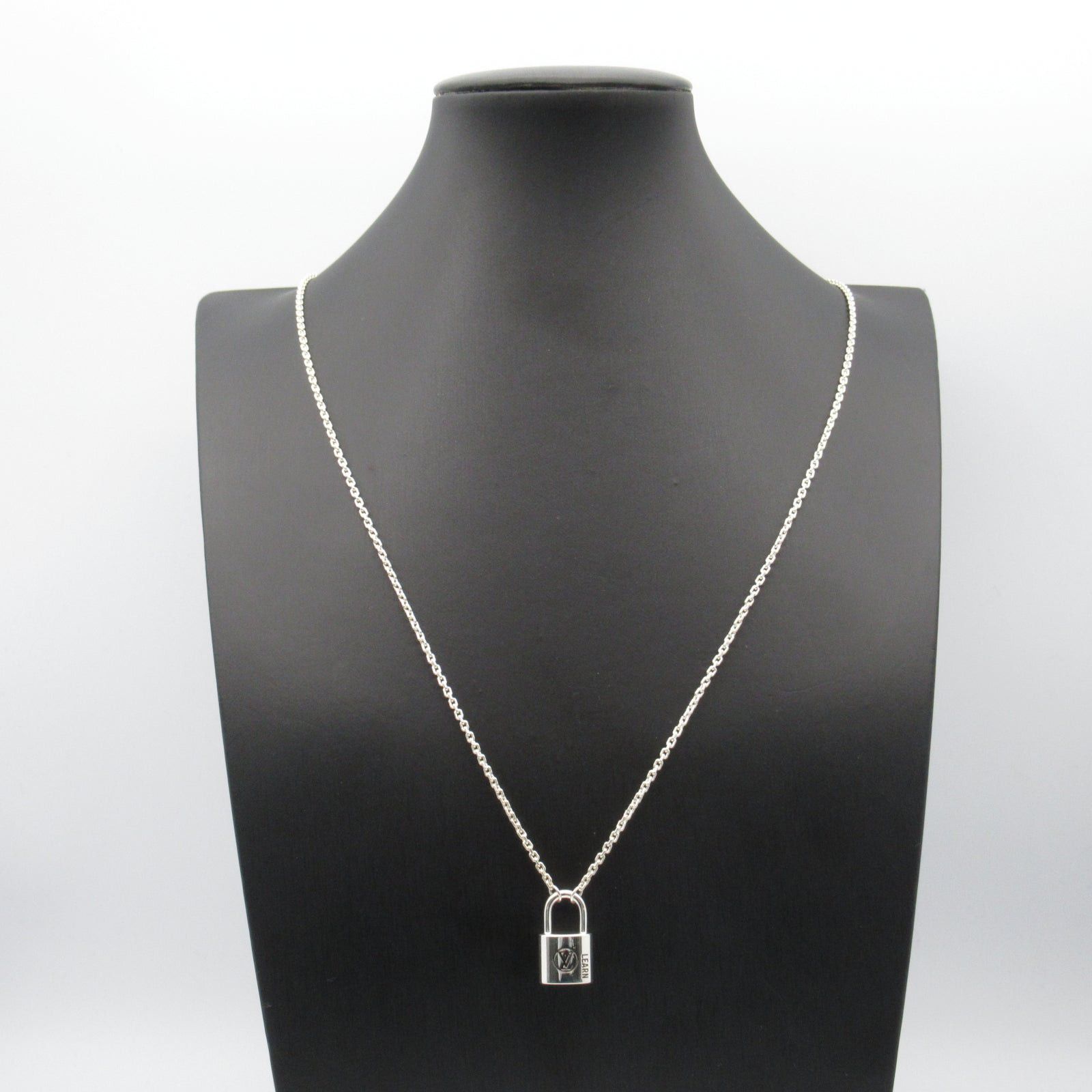 Louis Vuitton Louis Vuitton Lockit Learn Necklace 925 Silver Size ONE SIZE - 8 Thumbnail