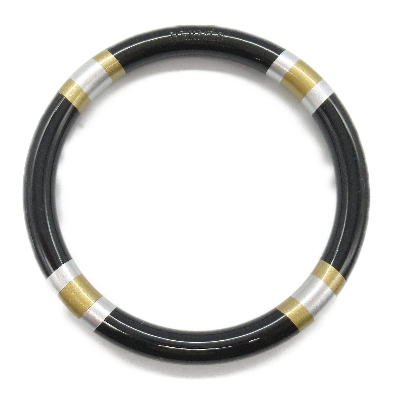 Hermes Hermes H-Equipe Pm Bracelet Others Lacquer Wood Black Illusion Of Nuit Size ONE SIZE - 3 Thumbnail