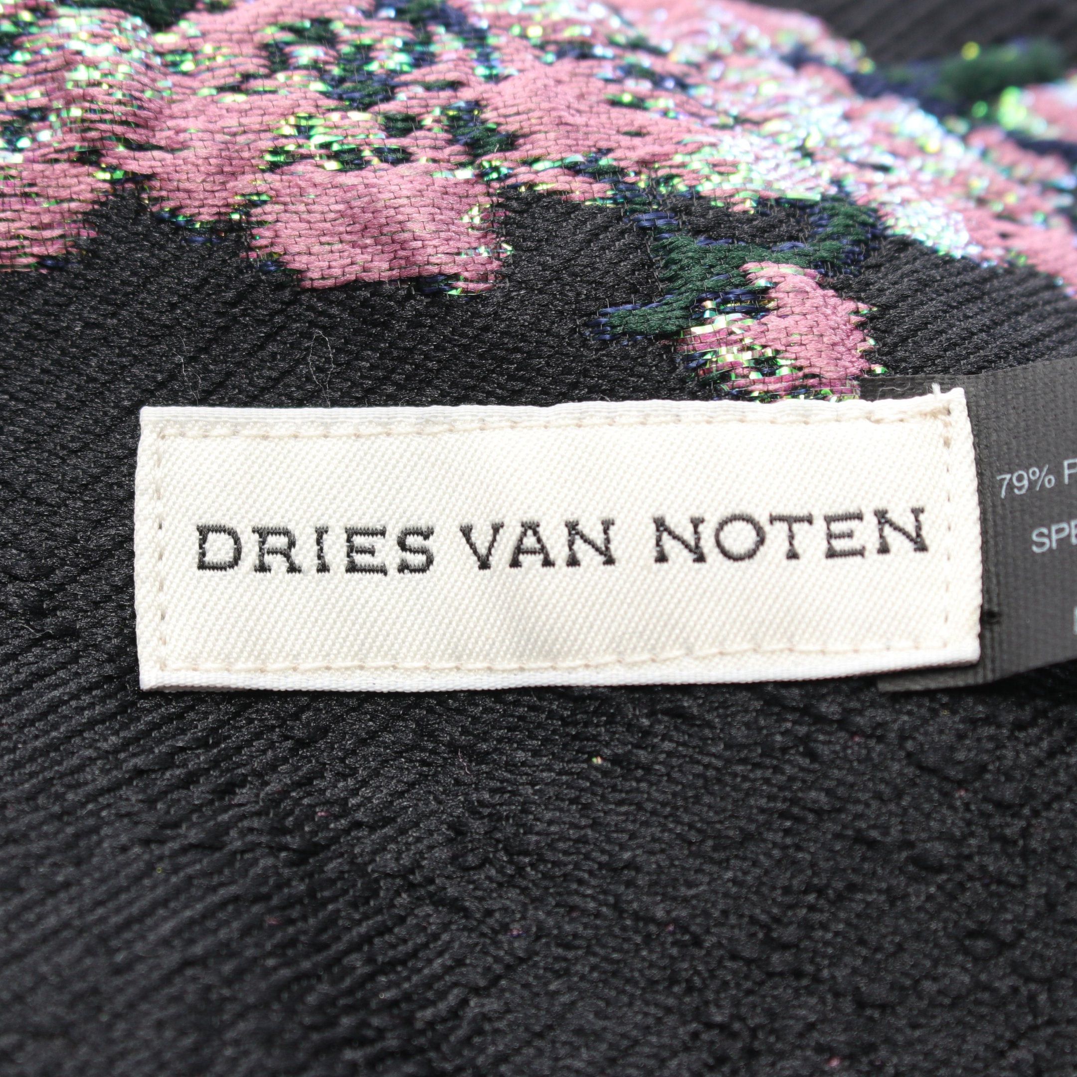 Dries Van Noten Dries Van Noten Scarf Fake Fur Black Pink Size ONE SIZE - 2 Thumbnail