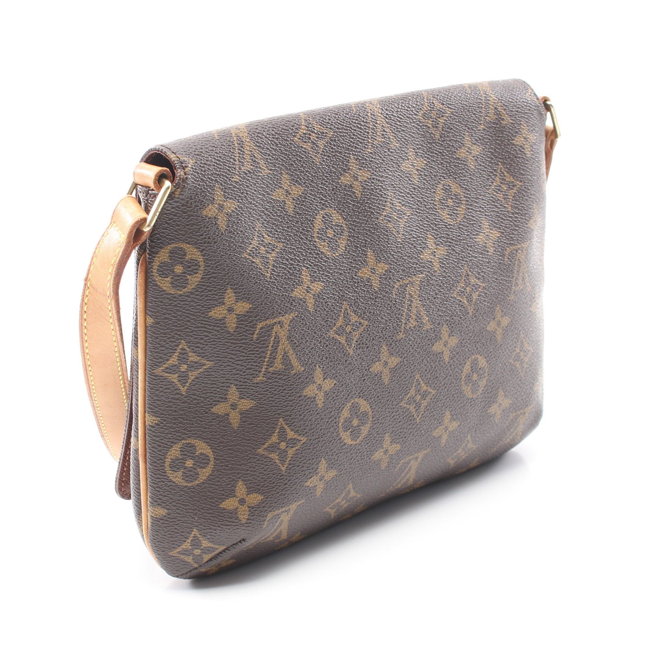 Louis Vuitton Louis Vuitton Musette Tango Short Strap Monogram Shoulder Bag Leather Brown Size ONE SIZE - 2 Thumbnail