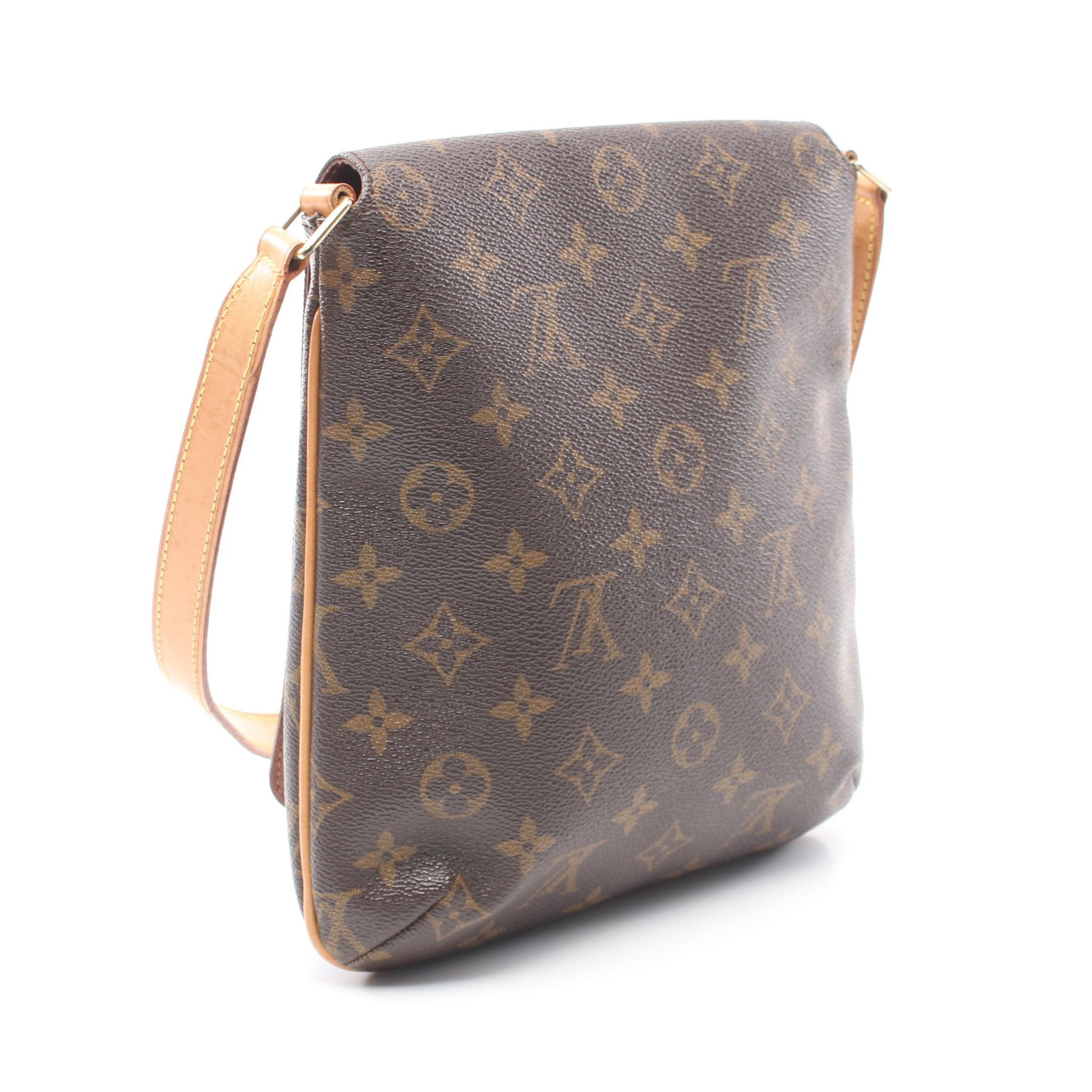 Louis Vuitton Louis Vuitton Musette Salsa Short Strap Monogram Shoulder Bag Leather Brown Size ONE SIZE - 2 Thumbnail
