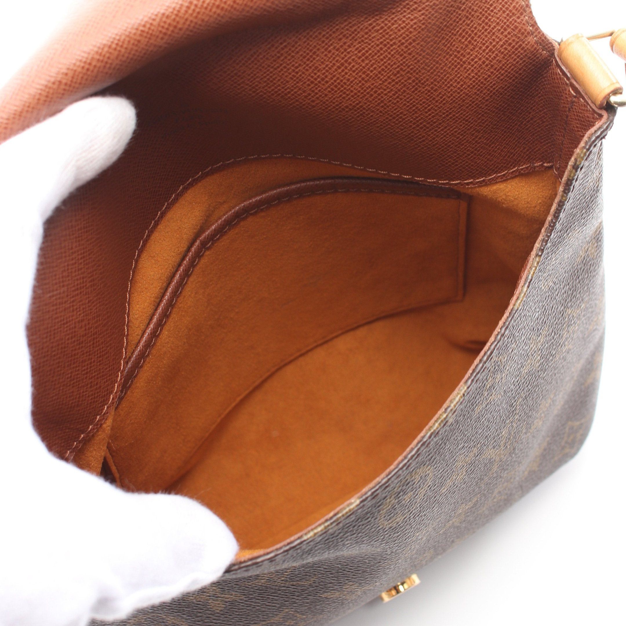 Louis Vuitton Louis Vuitton Musette Salsa Short Strap Monogram Shoulder Bag Leather Brown Size ONE SIZE - 3 Thumbnail