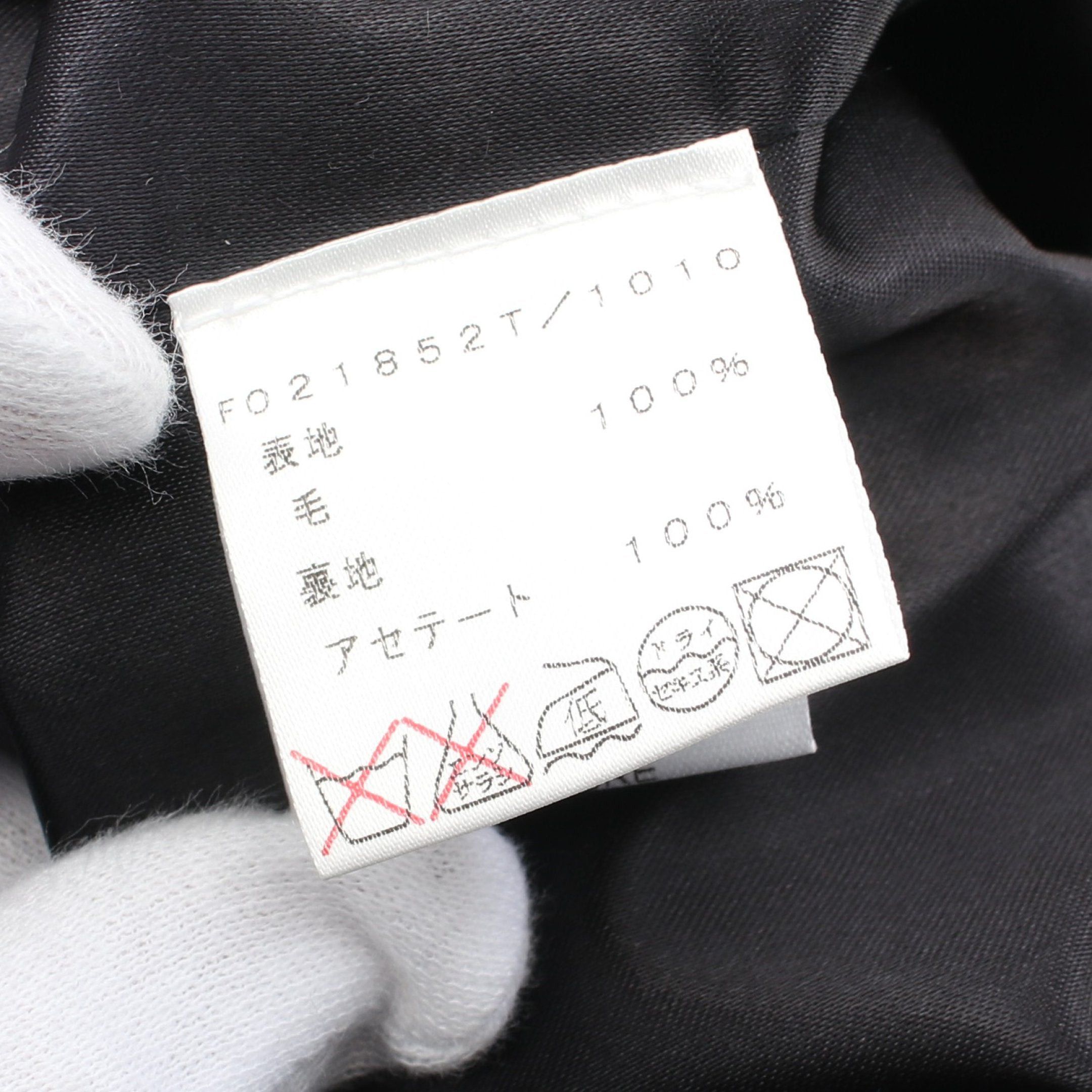 Celine Celine Convertible Collar Coat Wool Navy Size ONE SIZE - 5 Thumbnail