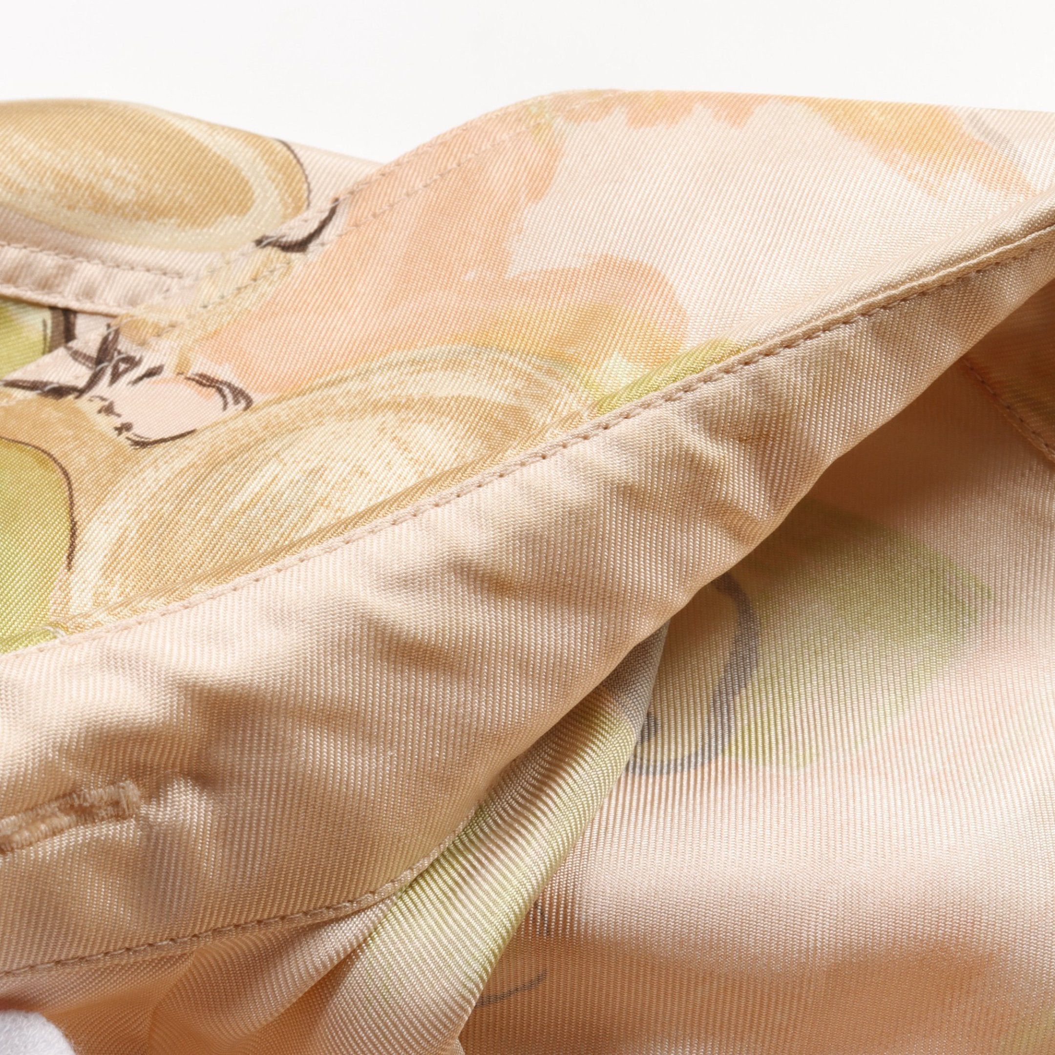 Hermes Hermes Concerto Shirt Silk Beige Multicolor Size ONE SIZE - 5 Thumbnail