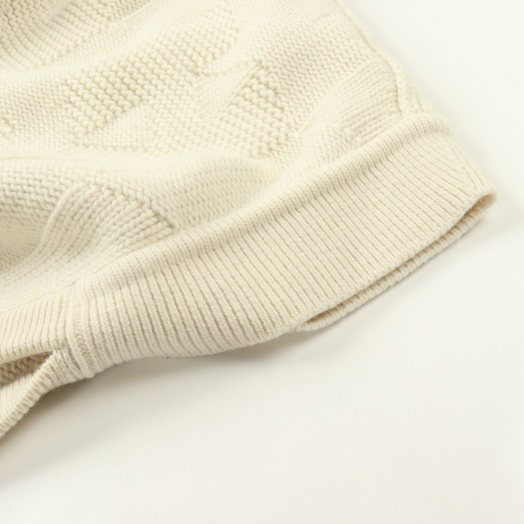 Hermes Hermes Poncho Wool Ivory 23Aw Size ONE SIZE - 7 Thumbnail