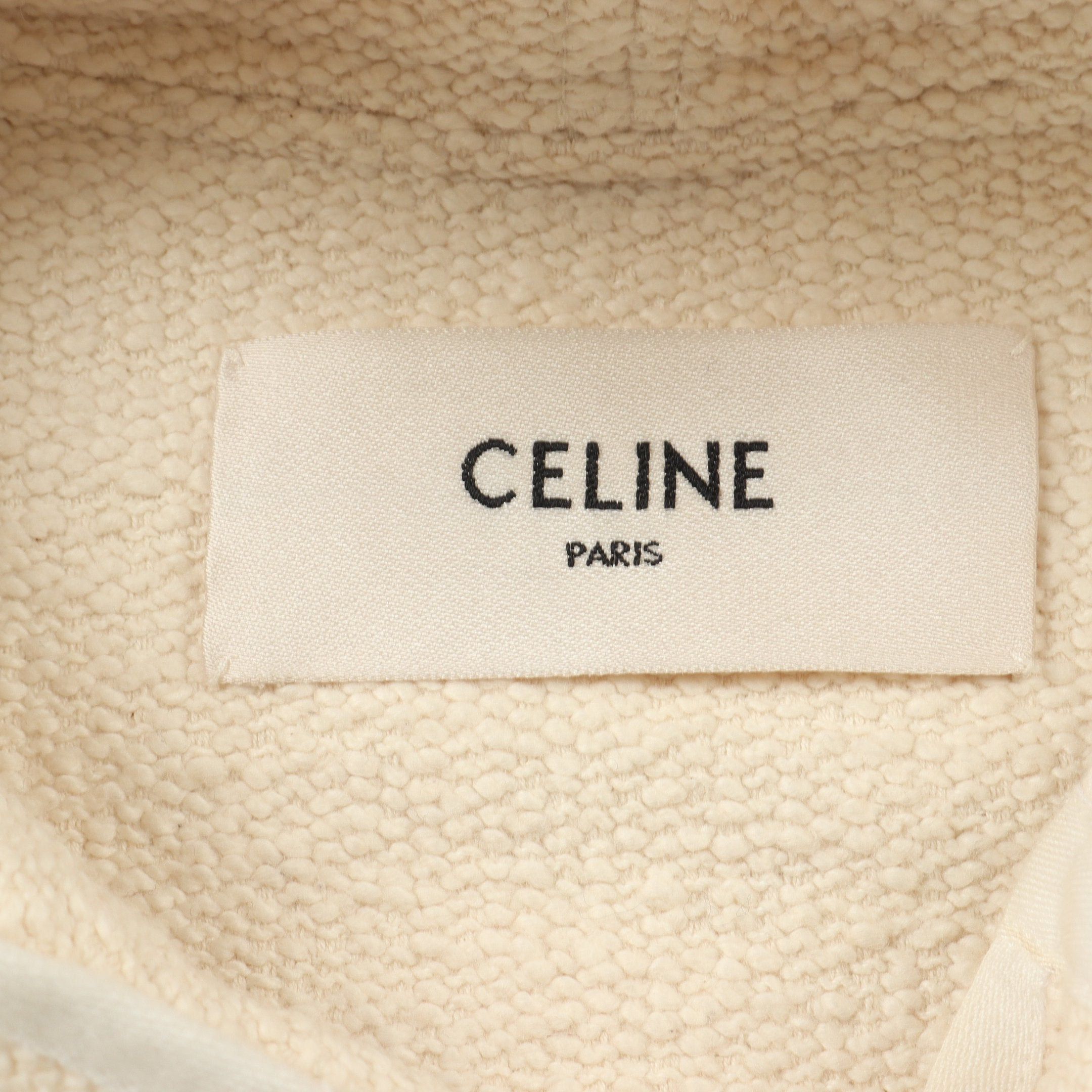 Celine Celine Jacket Cotton Ivory Khaki Green Hooded Size ONE SIZE - 3 Thumbnail