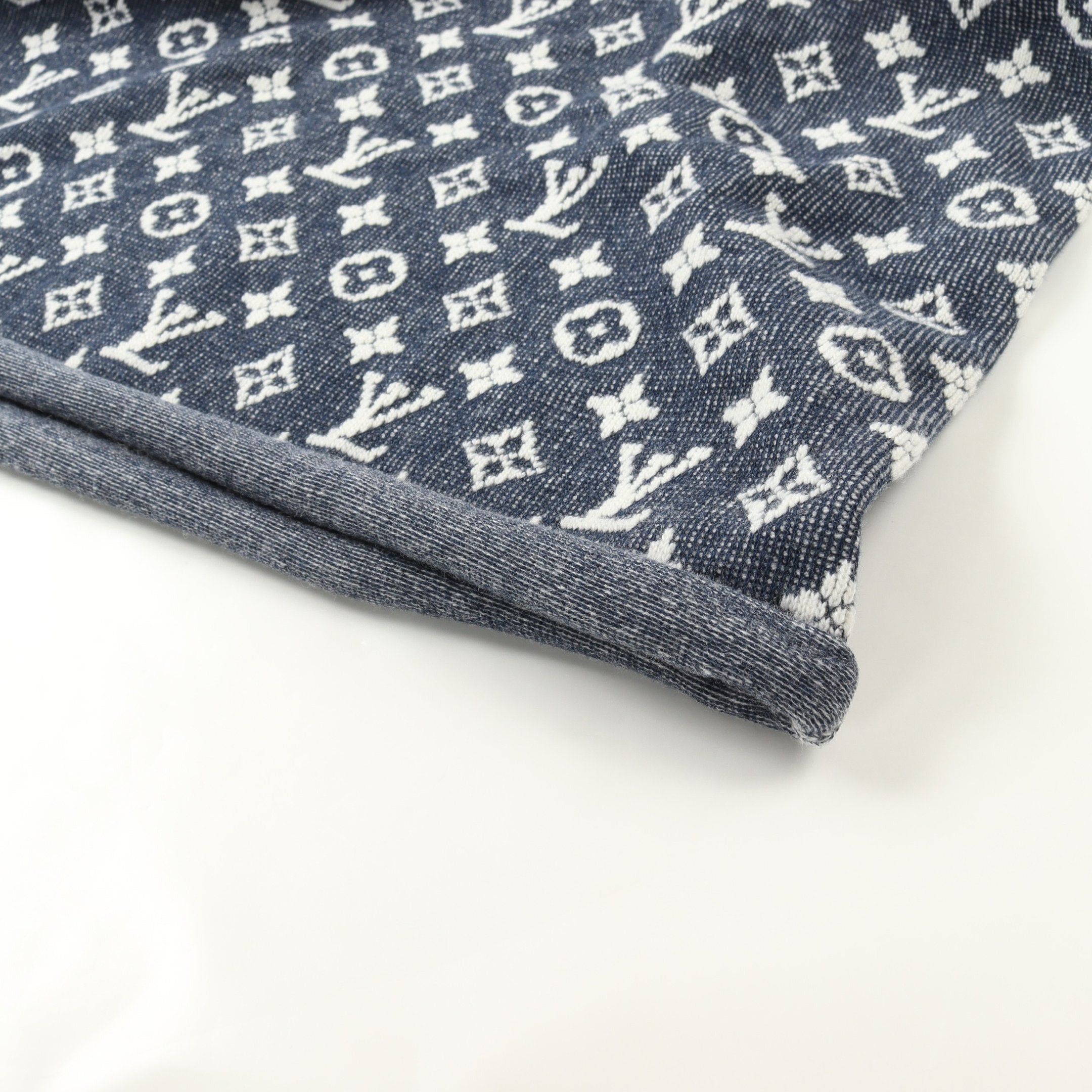 Louis Vuitton Louis Vuitton Lv Remix Monogram Jacquard Tank Top Wool Dark Blue Size ONE SIZE - 8 Thumbnail