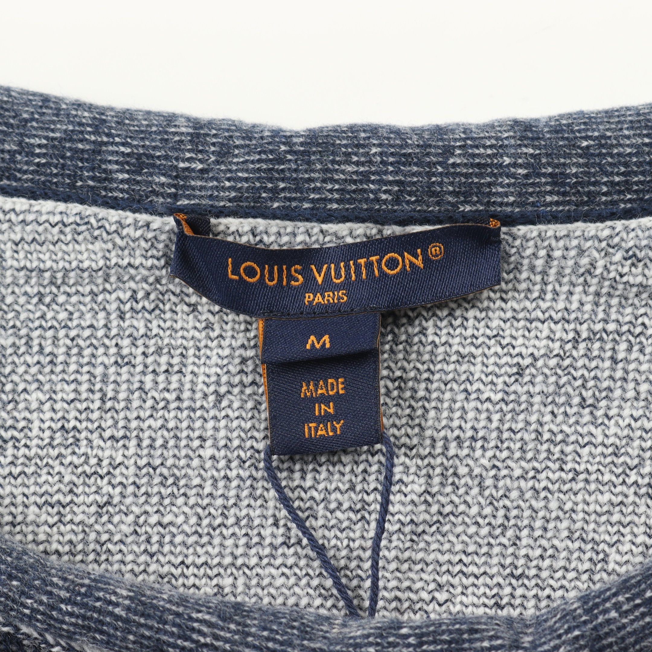 Louis Vuitton Louis Vuitton Lv Remix Monogram Jacquard Tank Top Wool Dark Blue Size ONE SIZE - 3 Thumbnail
