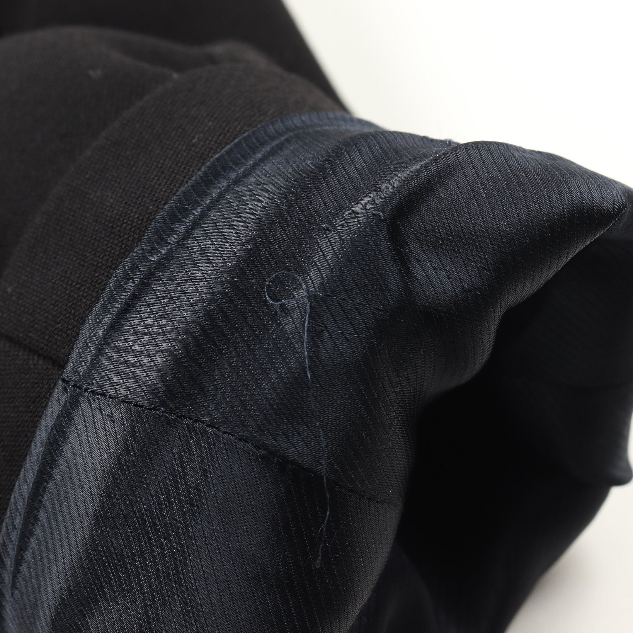 Hermes Hermes Jacket Wool Leather Black Size ONE SIZE - 6 Thumbnail
