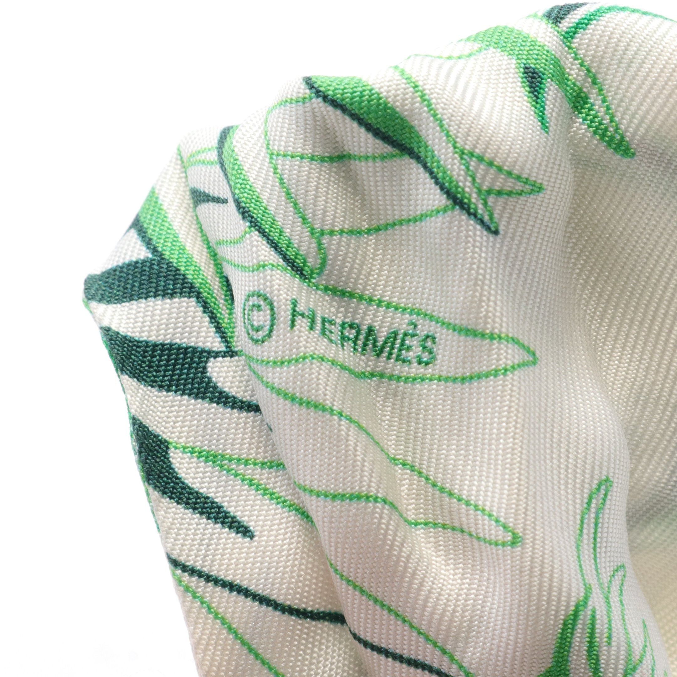 Hermes Hermes Twilly Mythiques Phoenix Scarf Silk Red Green Multicolor Size ONE SIZE - 2 Thumbnail