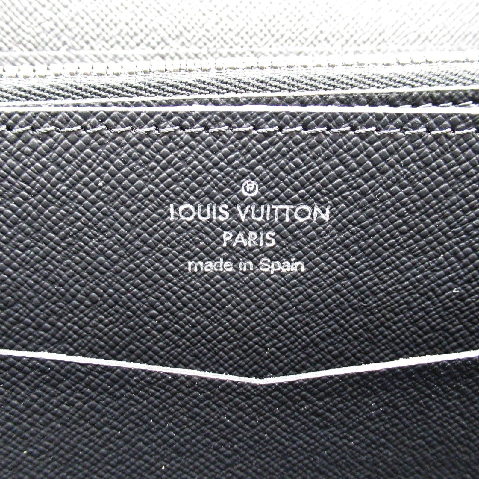 Louis Vuitton Louis Vuitton Zippy Xl Round Long Wallet Zipper Coated Canvas Monogram Eclipse Black Size ONE SIZE - 6 Thumbnail