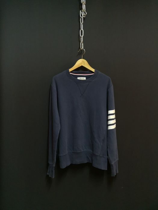 Thom Browne LAST DROP! USA classic 4 Bar navy sweatshirt Size US M / EU 48-50 / 2 - 1 Preview