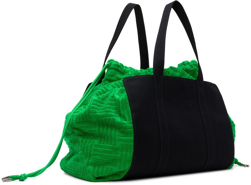 Bottega Veneta Black & Green Towel Roll Up Bag Size ONE SIZE - 2 Thumbnail