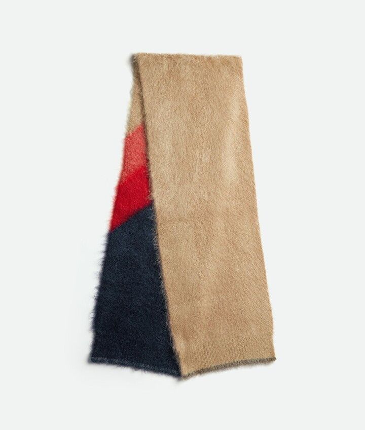Bottega Veneta Double Mohair Chevron Scarf Size ONE SIZE - 2 Thumbnail