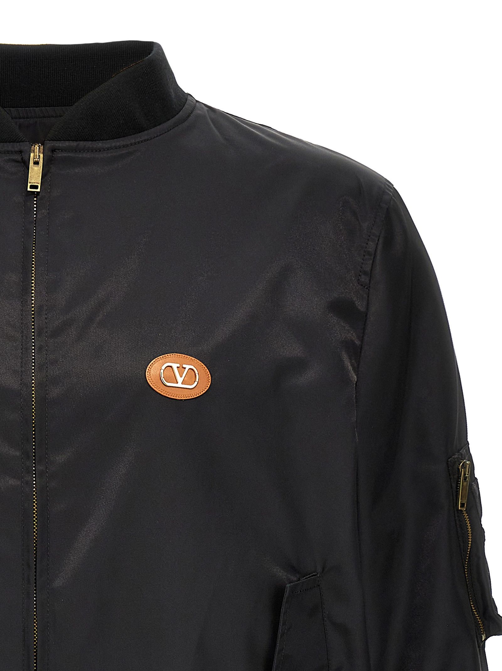 Valentino Valentino Garavani Logo Bomber Jacket Size US M / EU 48-50 / 2 - 3 Thumbnail