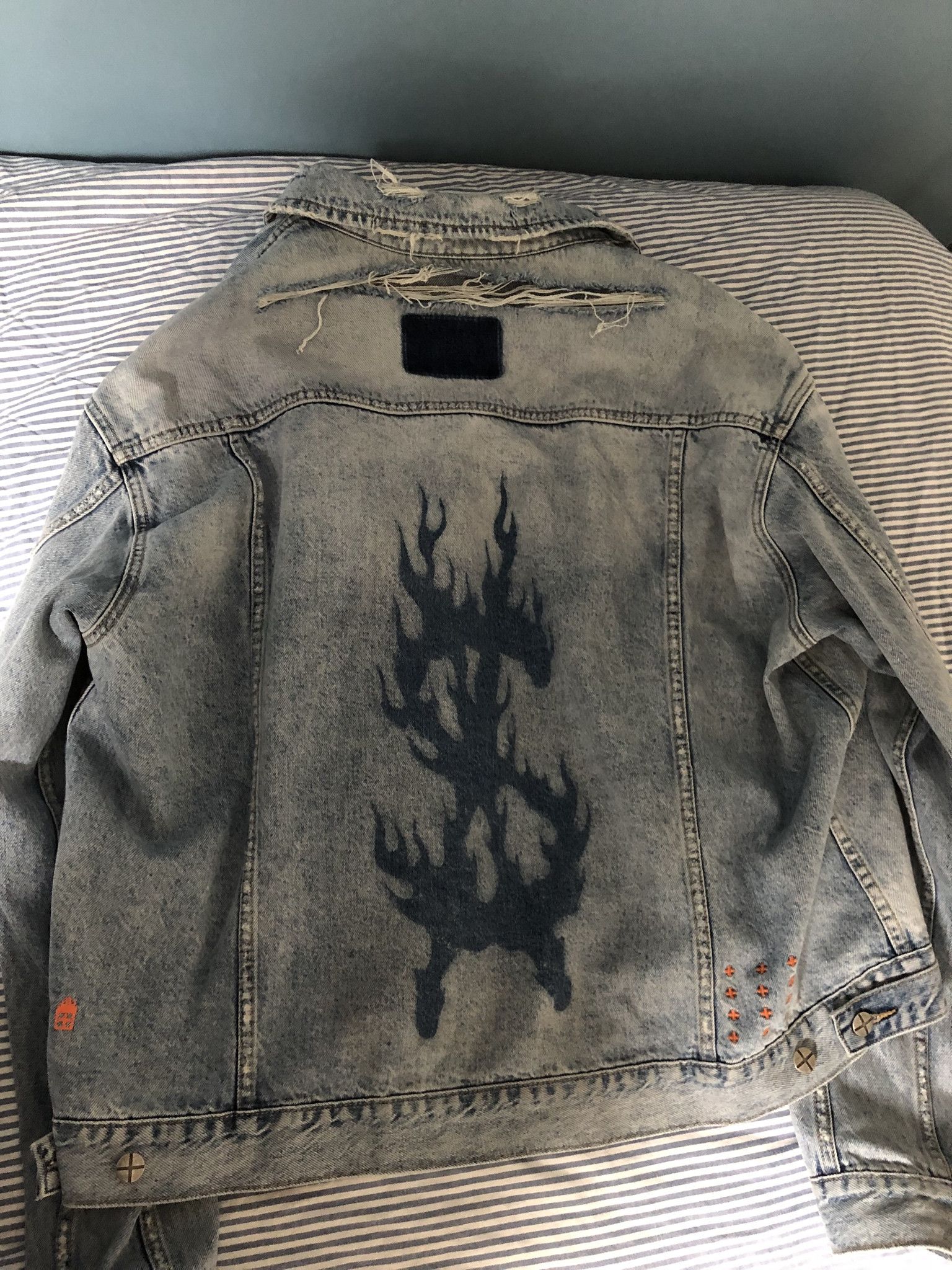 Gジャン/デニムジャケット希少 Ksubi Travis Scott Denim Jacket - www