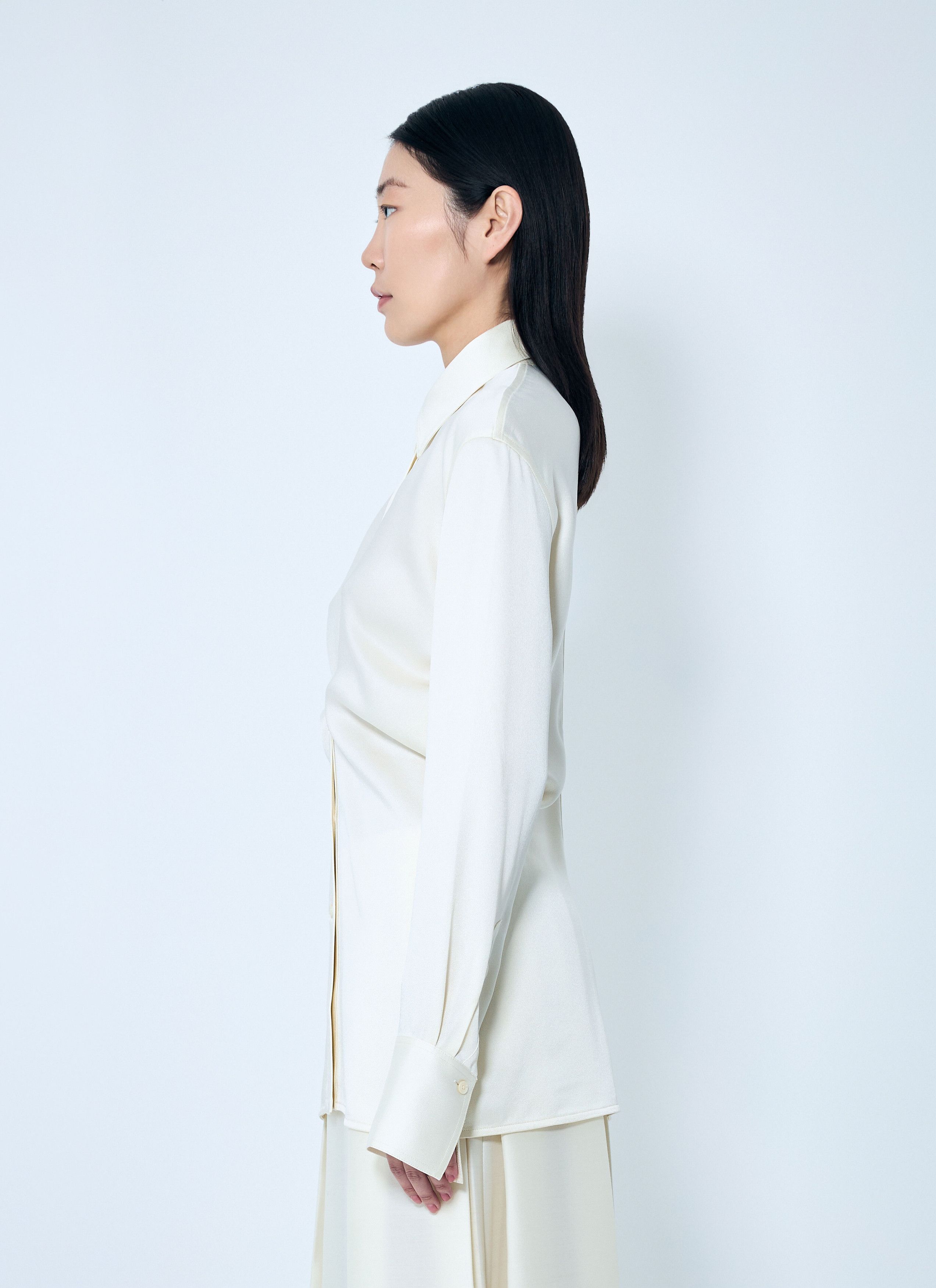 Toteme Slouch Waist Shirt Size XS / US 0-2 / IT 36-38 - 3 Thumbnail