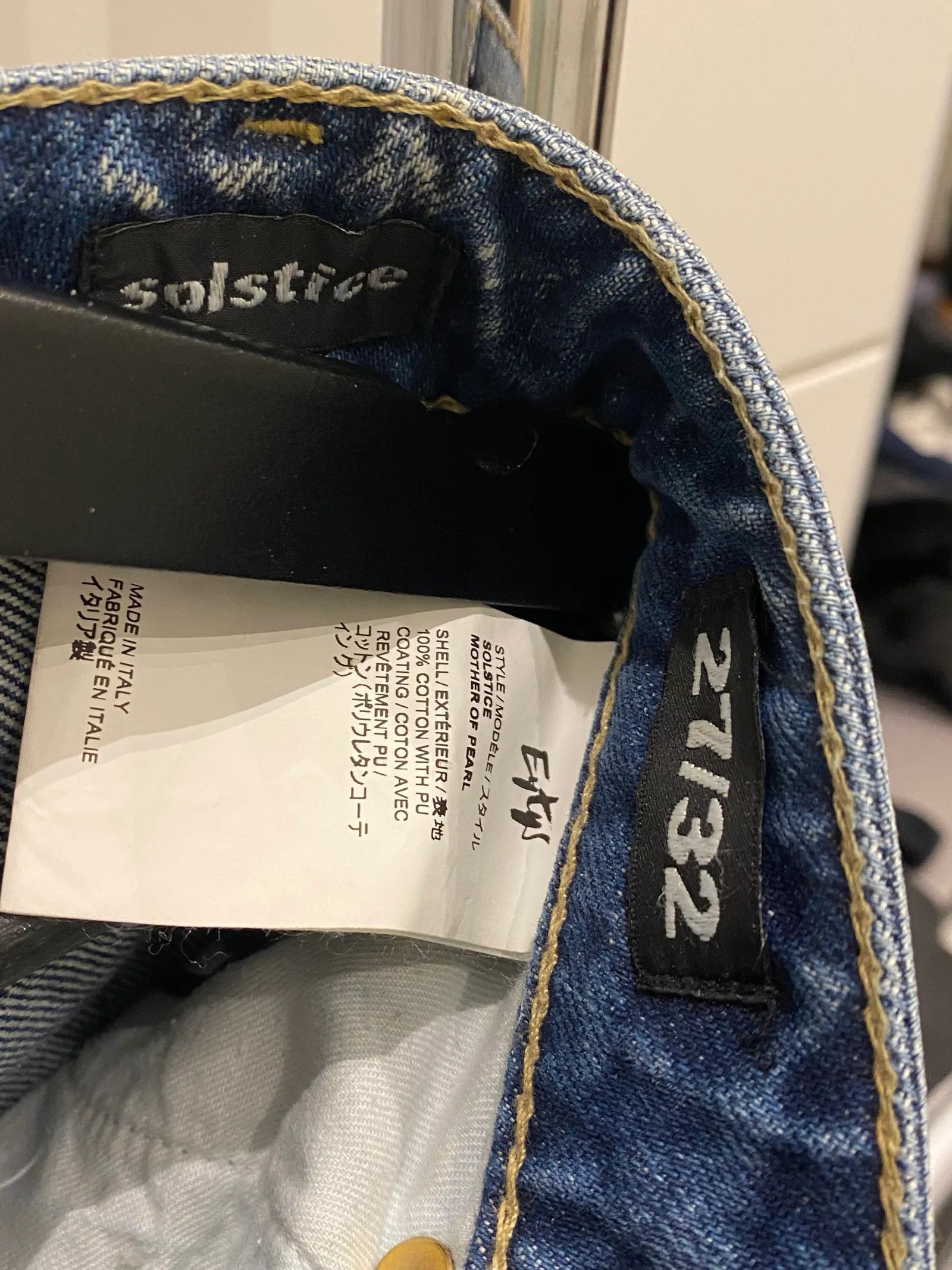 Eytys Eytys Solstice Mother of Pearl Jeans Size 27" / US 4 / IT 40 - 6 Thumbnail