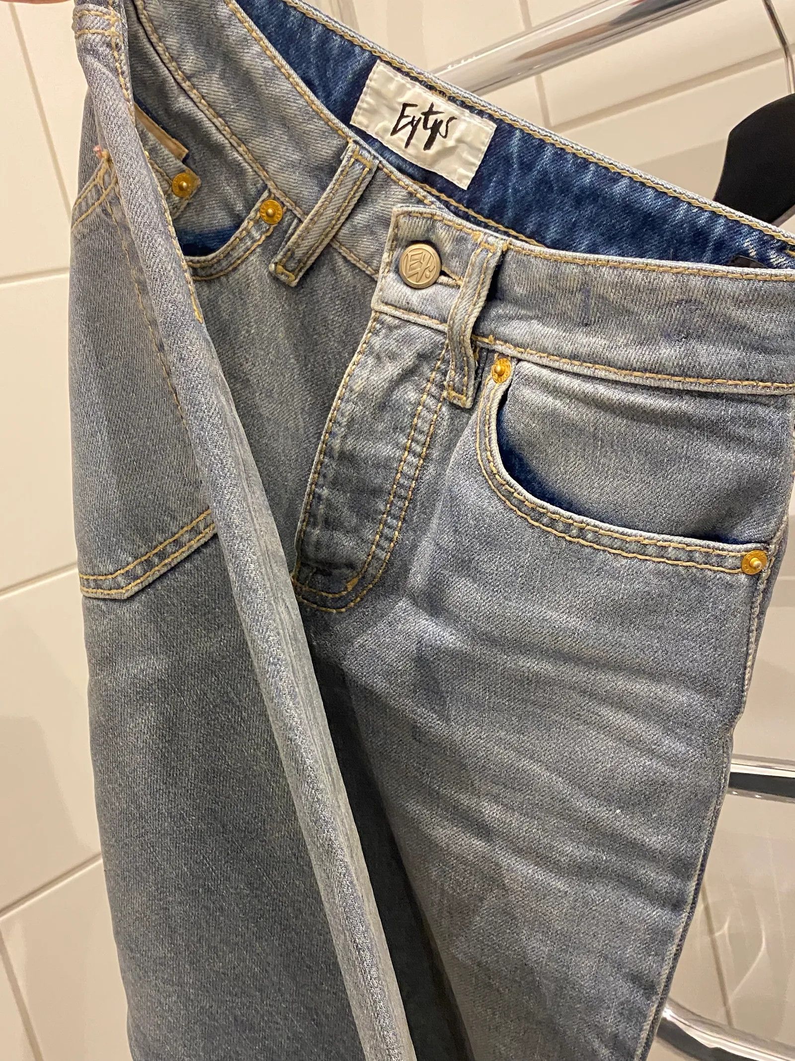 Eytys Eytys Solstice Mother of Pearl Jeans Size 27" / US 4 / IT 40 - 3 Thumbnail
