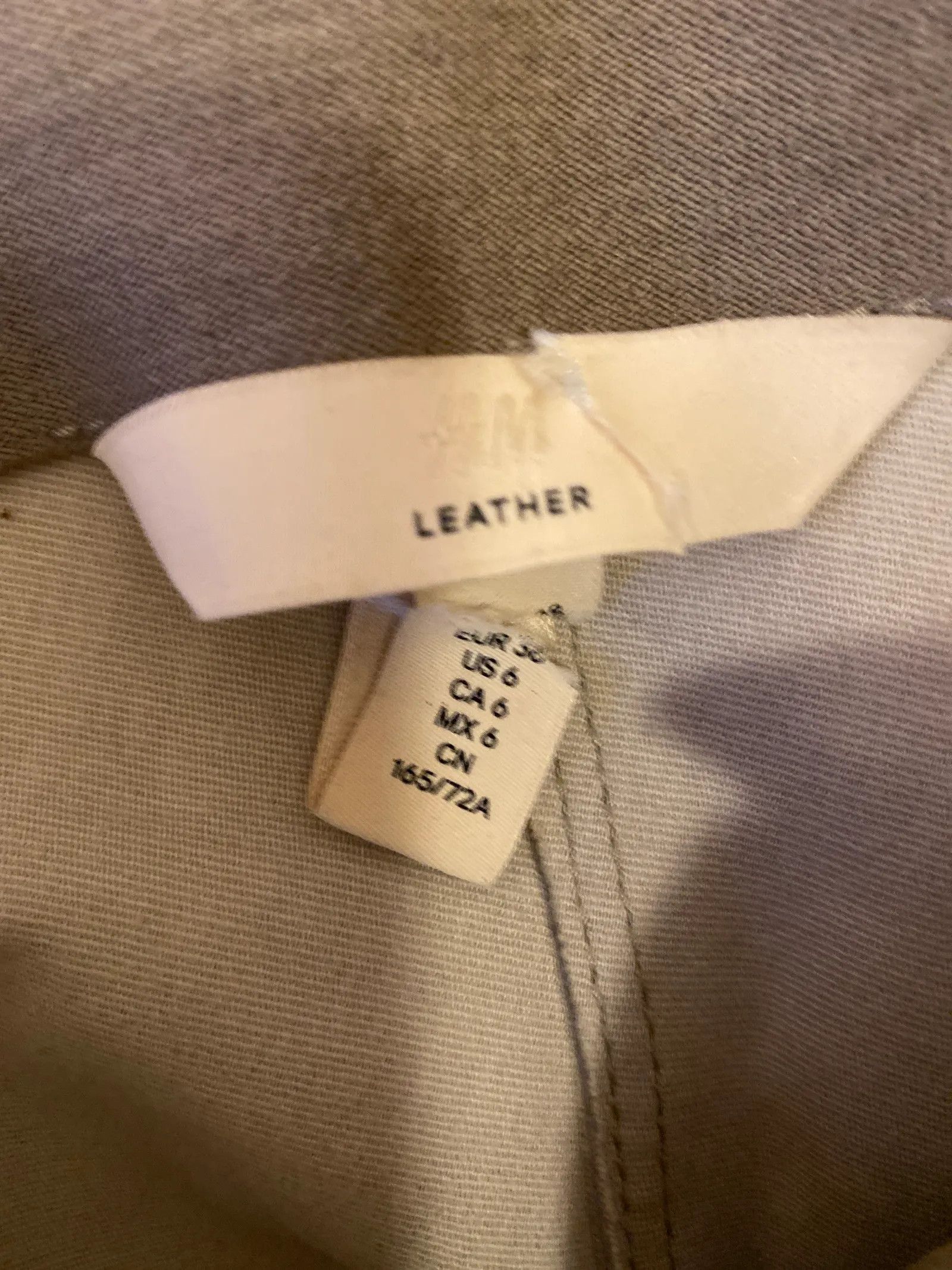 H&M Leather hm Leather Pants Size 27" / US 4 / IT 40 - 2 Thumbnail