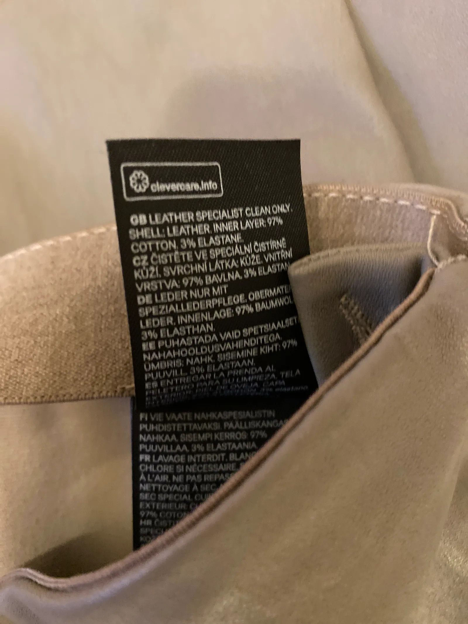 H&M Leather hm Leather Pants Size 27" / US 4 / IT 40 - 3 Thumbnail