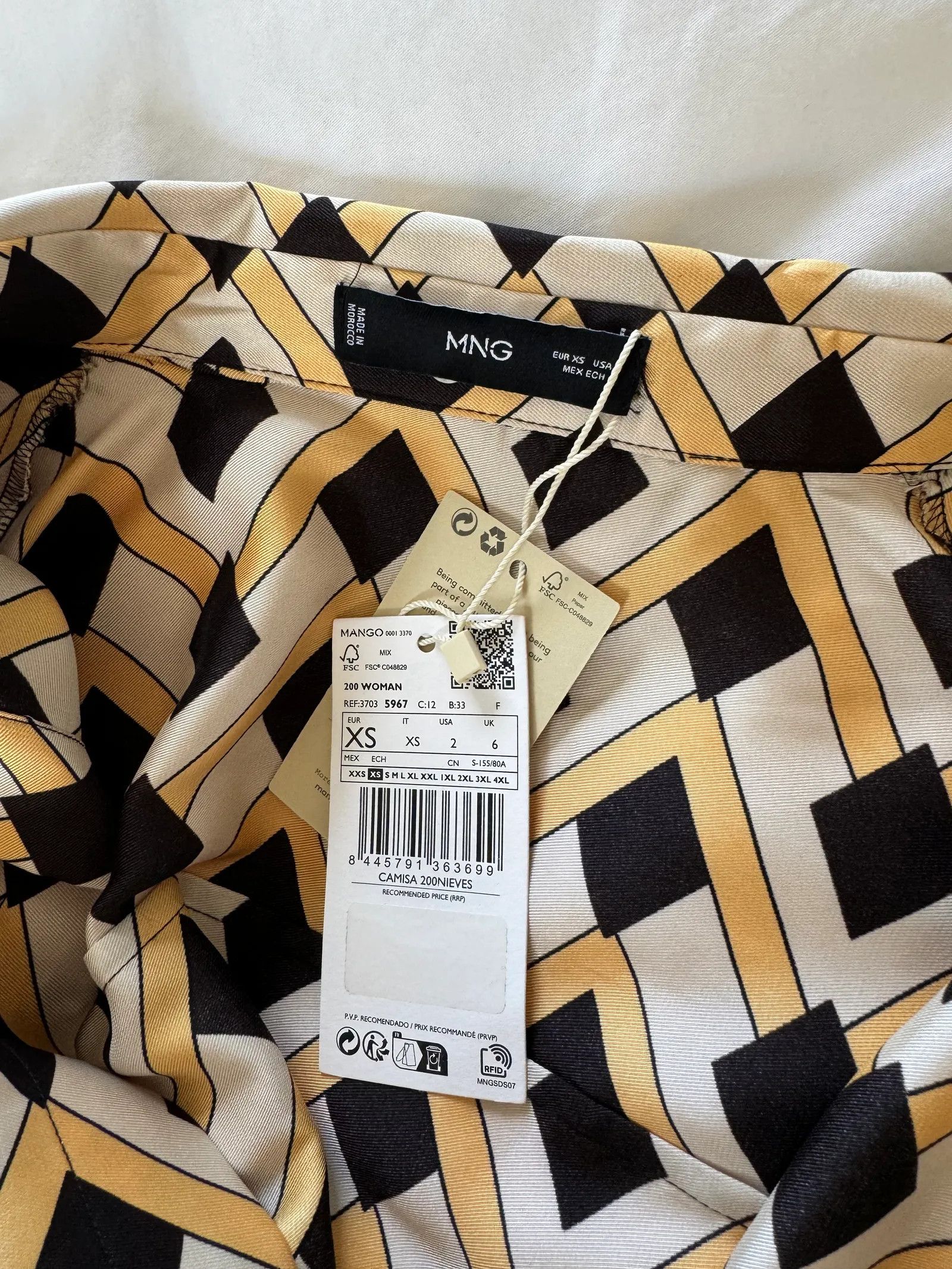 Mango Mango undefined Blouse Size XS / US 0-2 / IT 36-38 - 5 Thumbnail