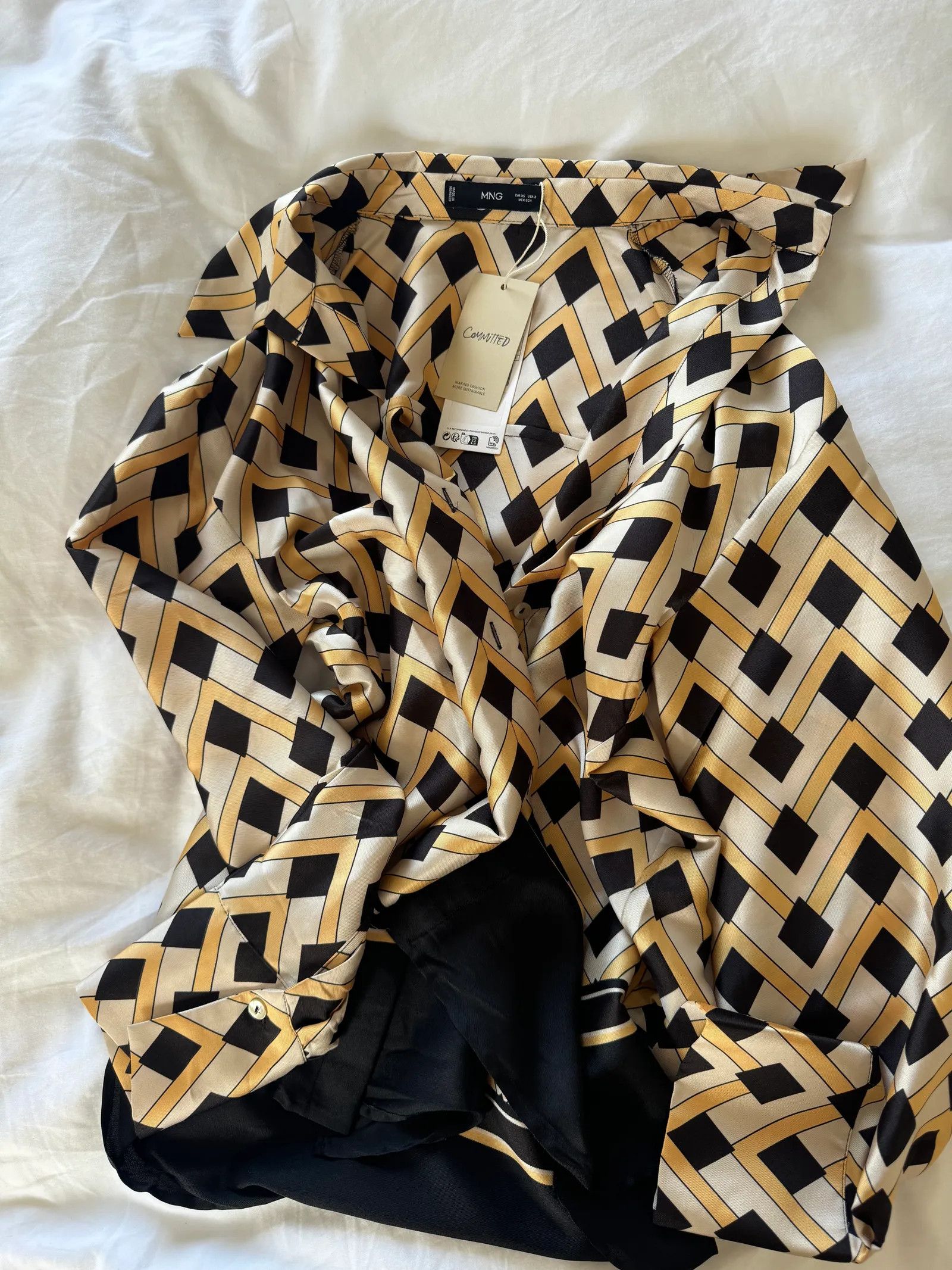 Mango Mango undefined Blouse Size XS / US 0-2 / IT 36-38 - 4 Thumbnail