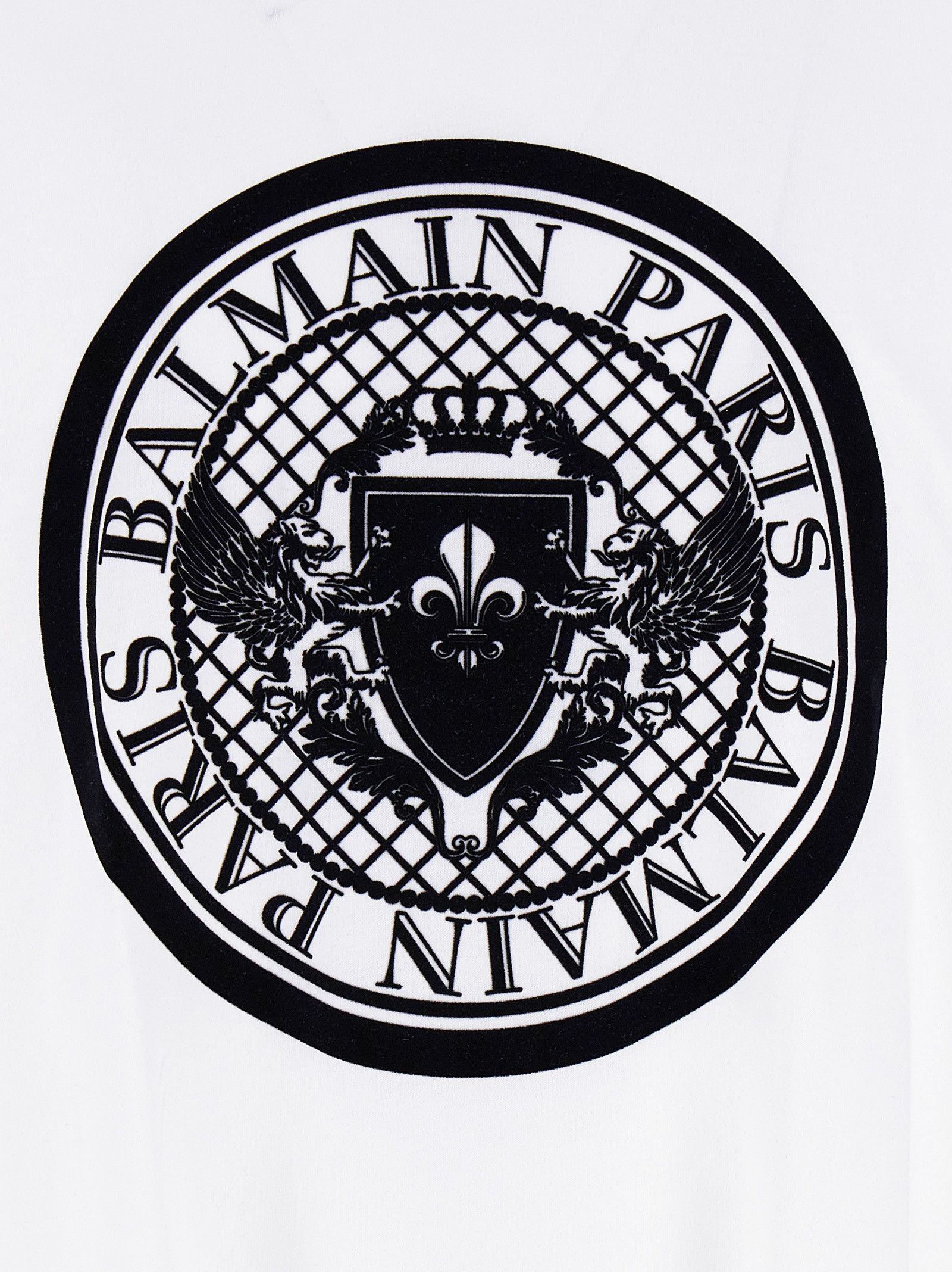 Balmain Velvet Logo T-Shirt Size US L / EU 52-54 / 3 - 4 Thumbnail