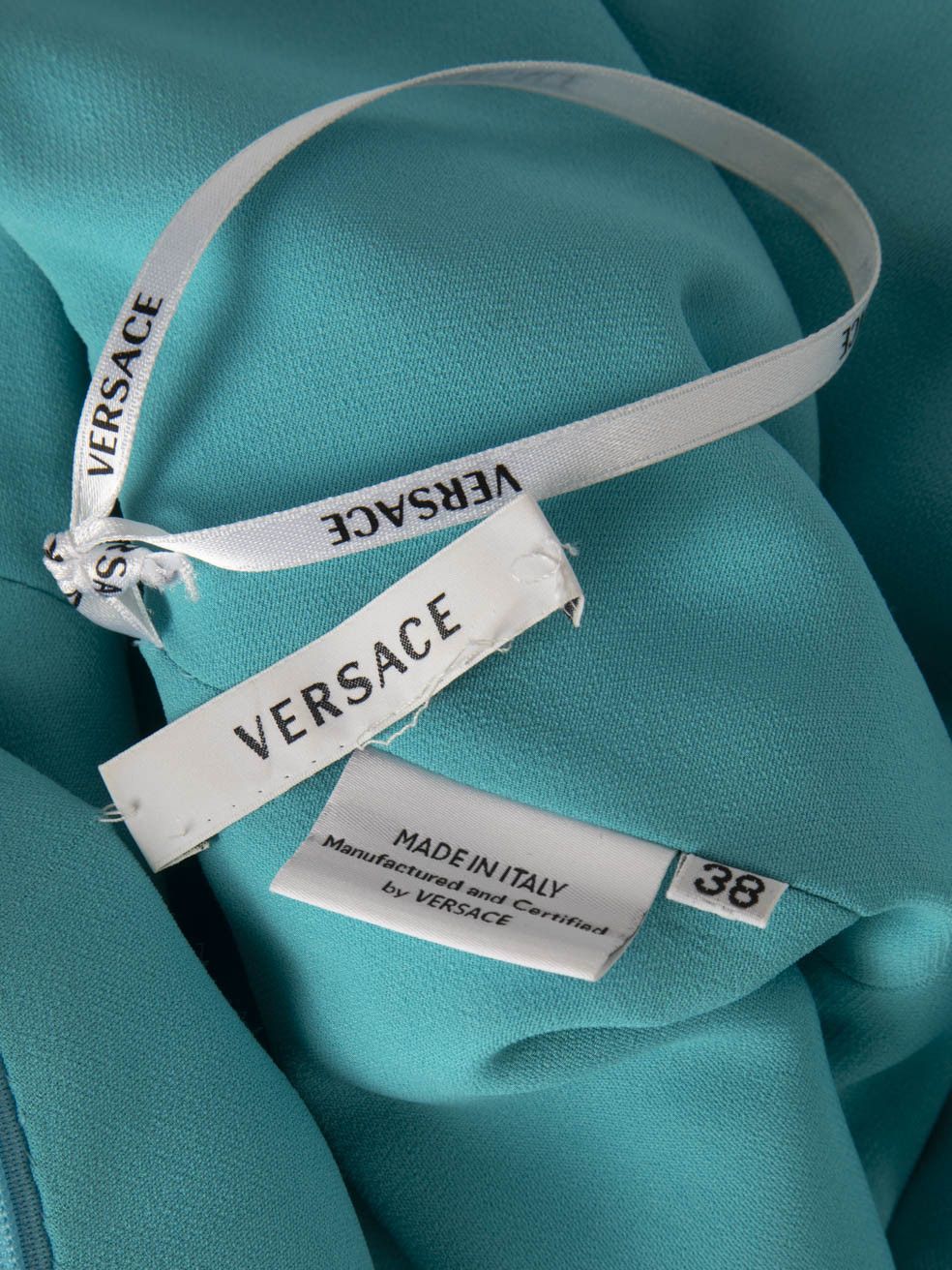 Versace Blue Crystal Embellished Maxi Dress Size XS / US 0-2 / IT 36-38 - 14 Thumbnail