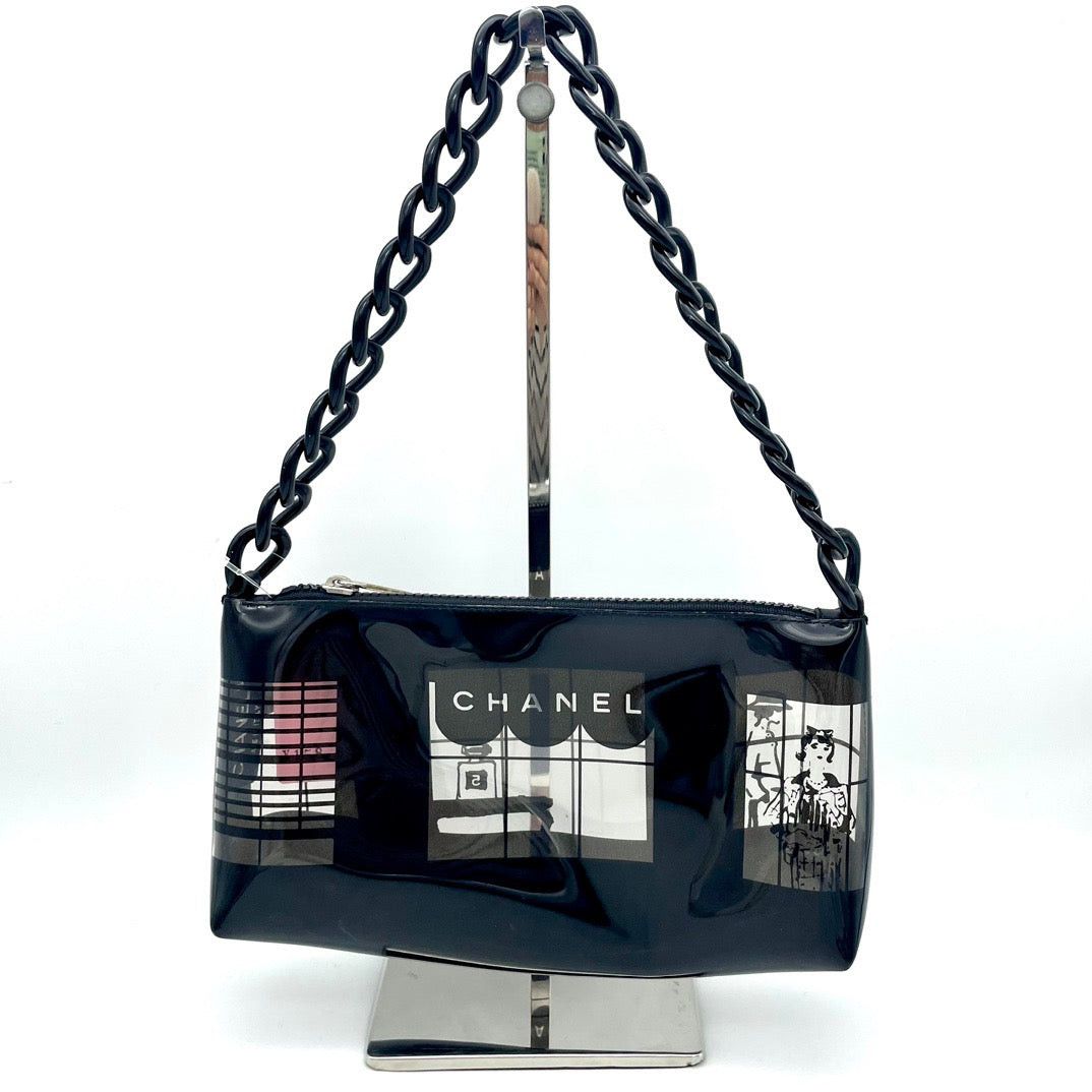 Chanel Chanel Plastic Chain Vinyl Pouch Size ONE SIZE - 4 Thumbnail