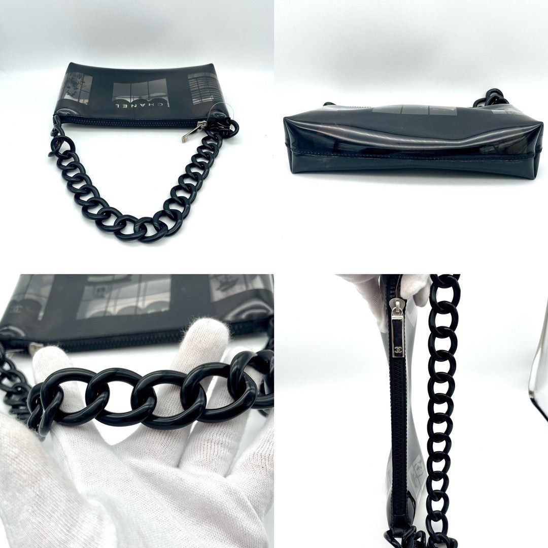 Chanel Chanel Plastic Chain Vinyl Pouch Size ONE SIZE - 6 Thumbnail