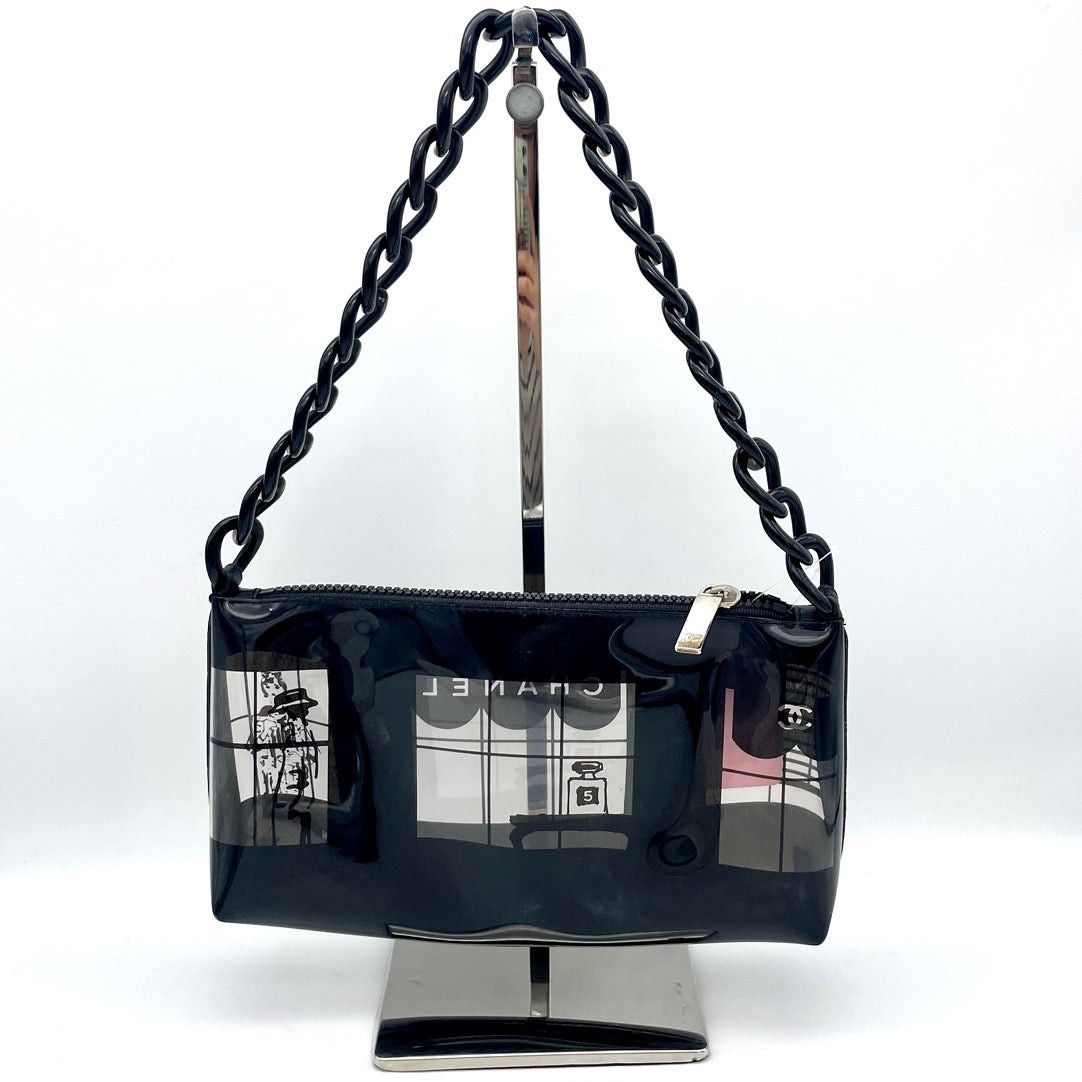 Chanel Chanel Plastic Chain Vinyl Pouch Size ONE SIZE - 5 Thumbnail