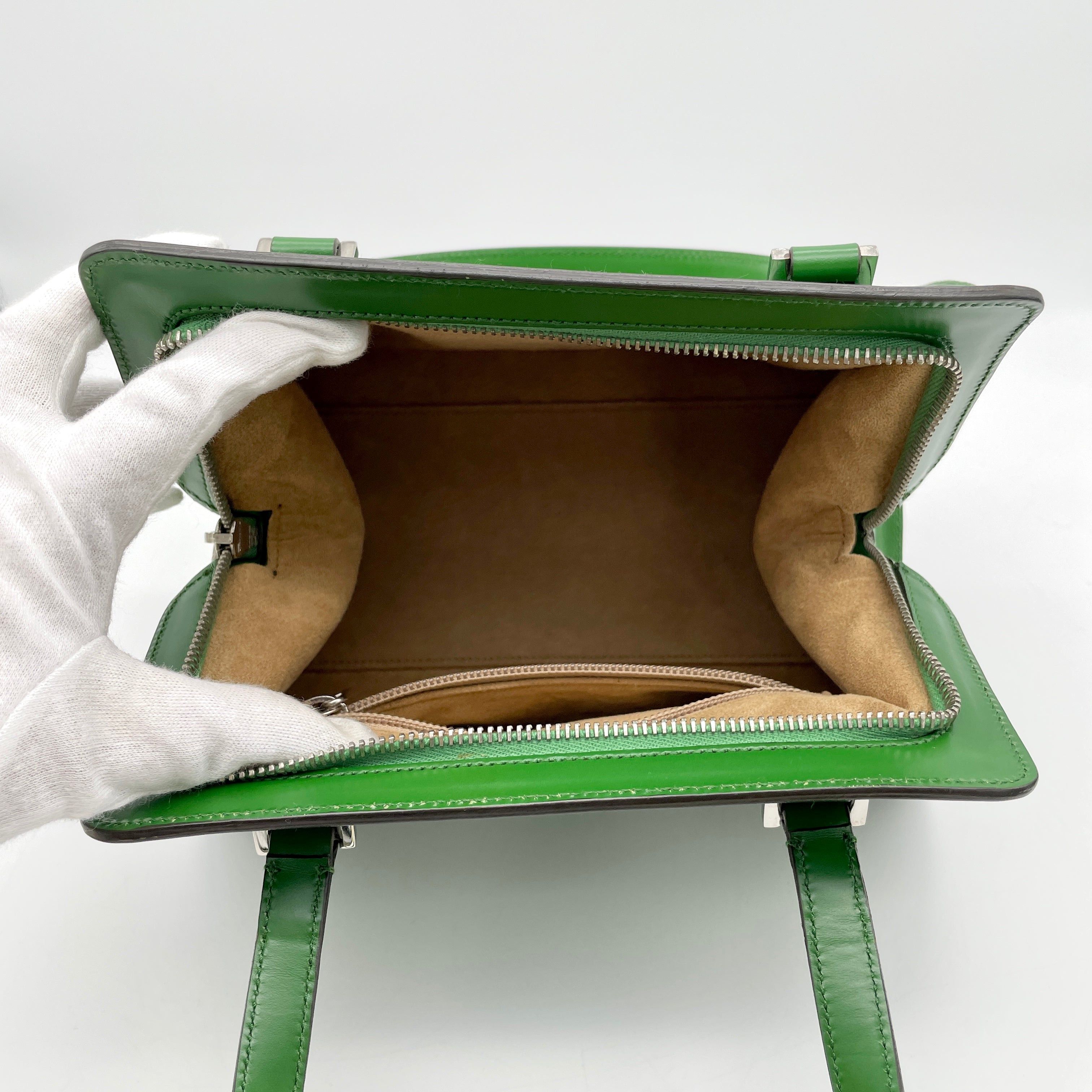 Salvatore Ferragamo Salvatore Ferragamo Ganchini Handbag Green Size ONE SIZE - 9 Thumbnail