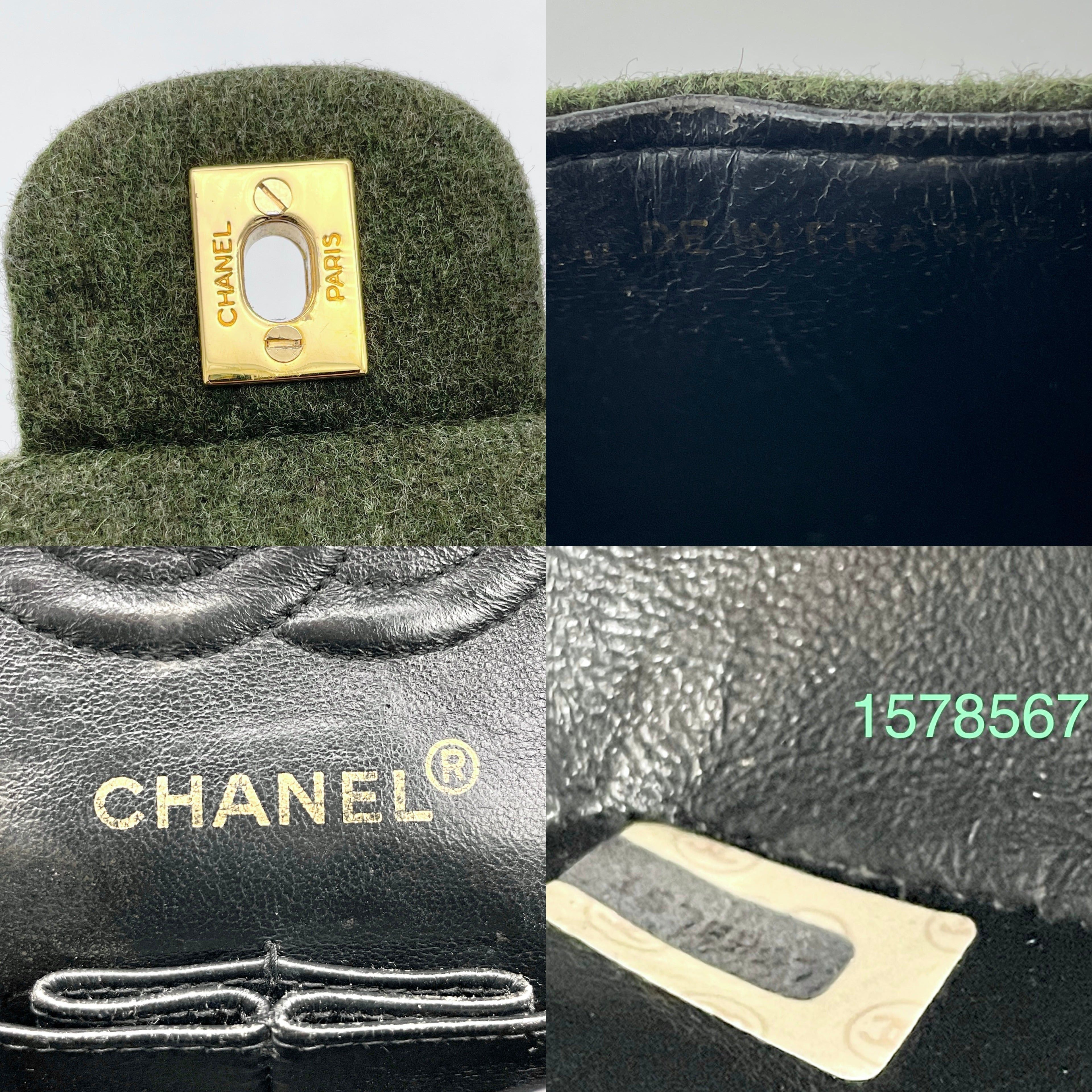 Chanel Chanel Matelasse Classic Flap 23 Wool Green Ghw Size ONE SIZE - 13 Thumbnail