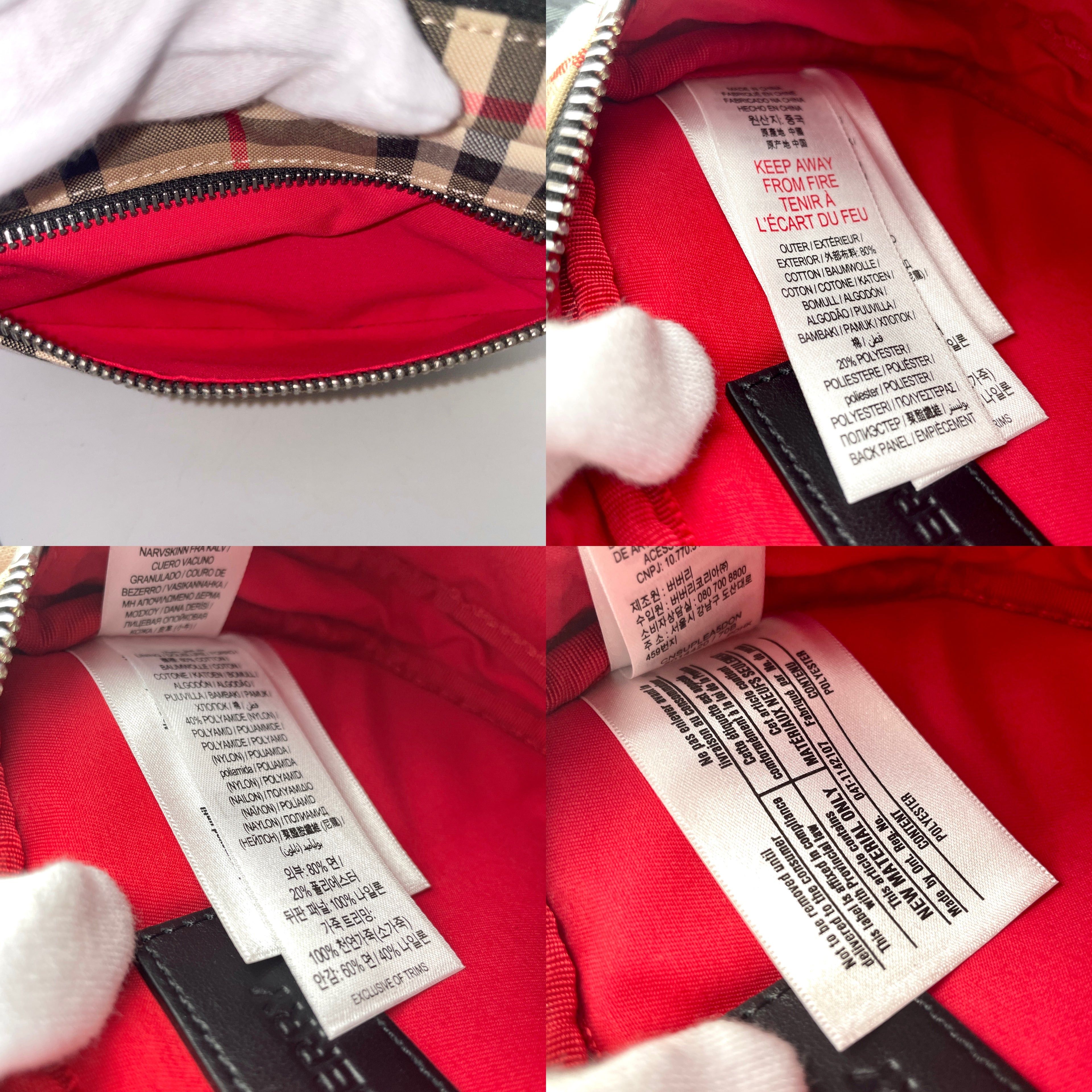 Burberry Burberry Check Waist Bag Bum Size ONE SIZE - 9 Thumbnail