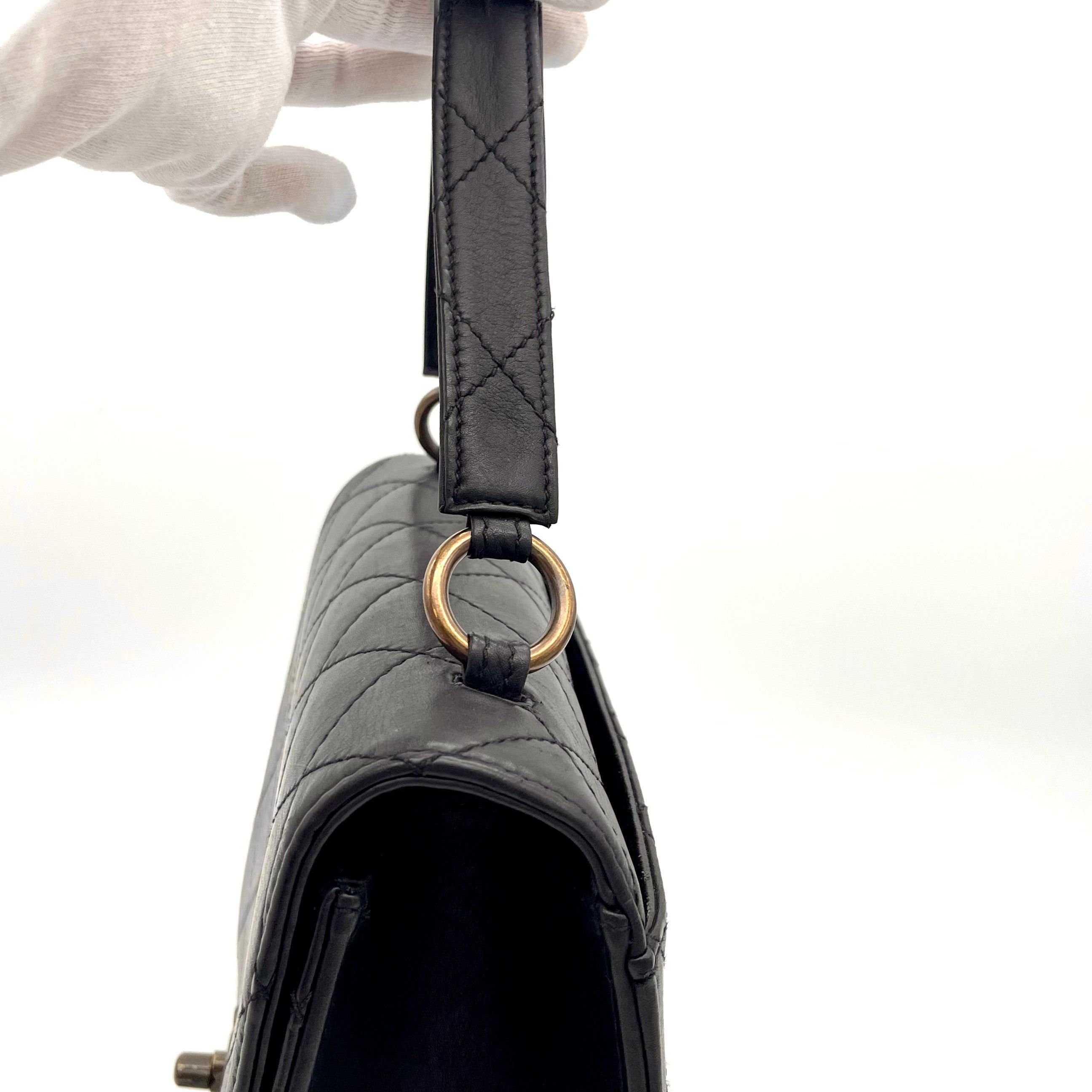 Chanel Chanel Matelasse Kelly-Style Turnlock Handbag Size ONE SIZE - 8 Thumbnail