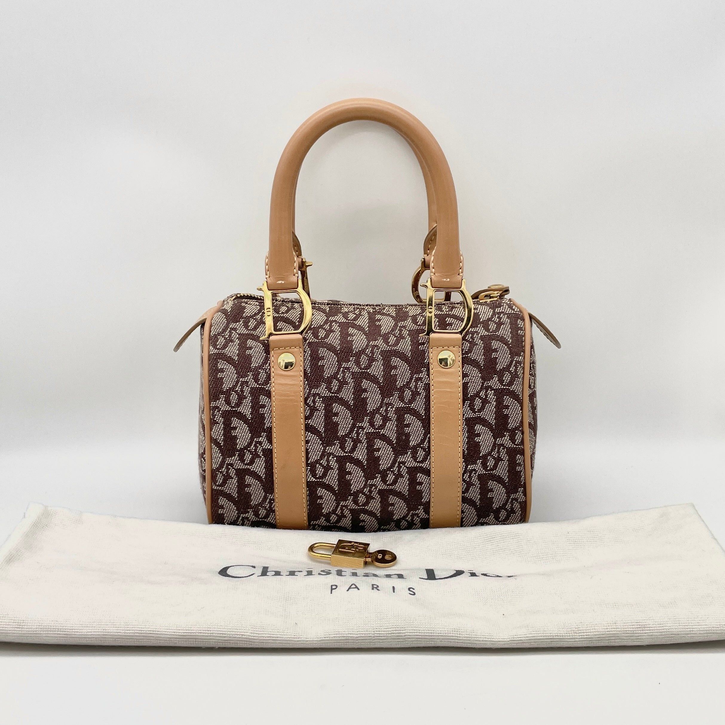 Dior Christian Dior Trotter Mini Boston Brown Size ONE SIZE - 3 Thumbnail