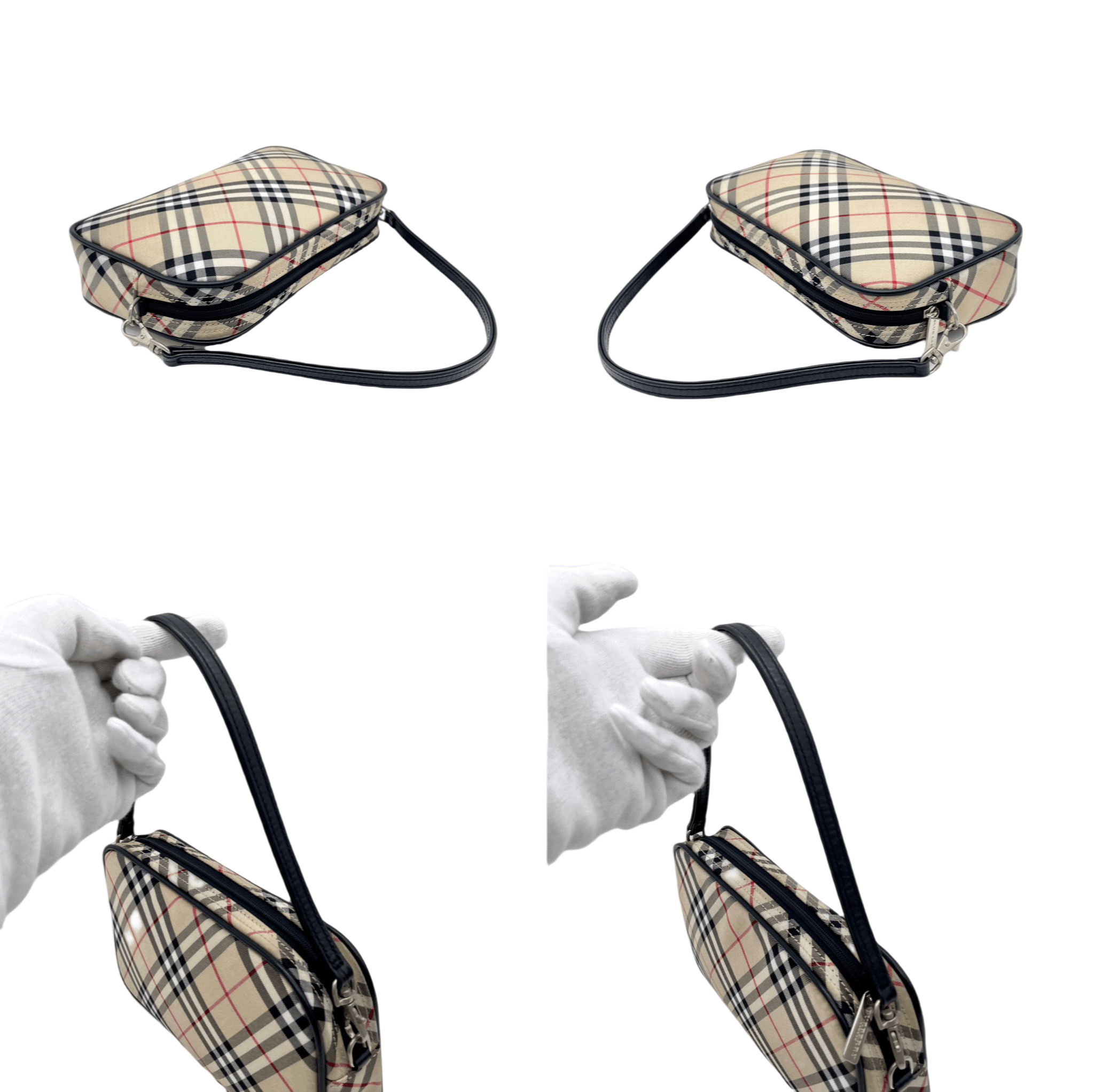 Burberry Burberry Novachek Accessory Pouch Beige Size ONE SIZE - 7 Thumbnail
