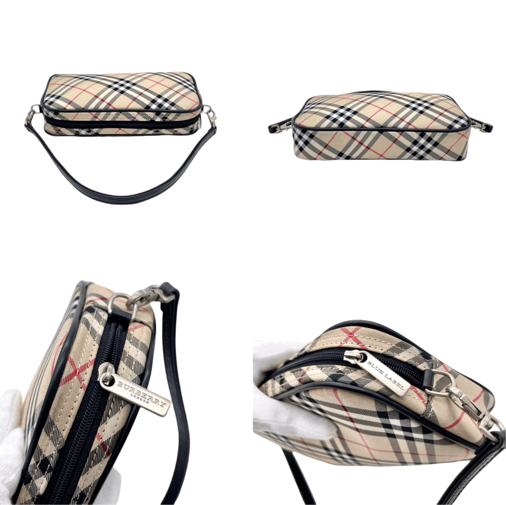 Burberry Burberry Novachek Accessory Pouch Beige Size ONE SIZE - 5 Thumbnail