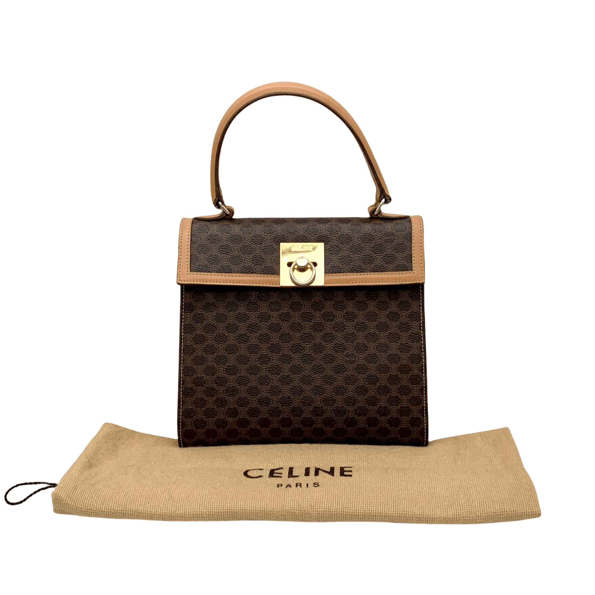 Celine Celine Macadam Kelly-Style Top Handbag Size ONE SIZE - 3 Thumbnail