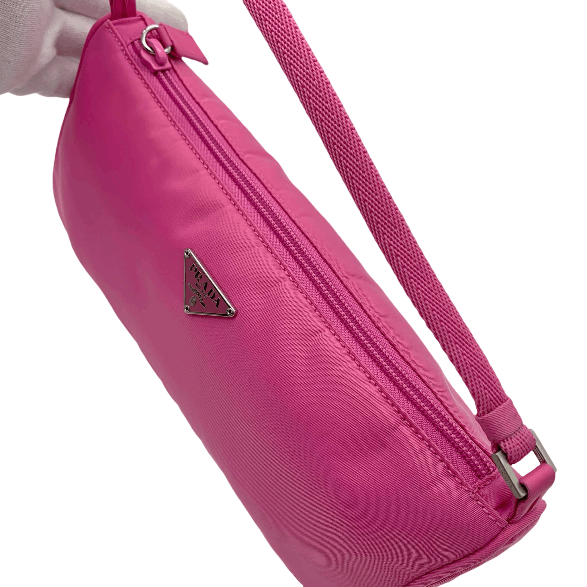 Prada Prada Triangle Logo Nylon Accessory Pouch Size ONE SIZE - 8 Thumbnail