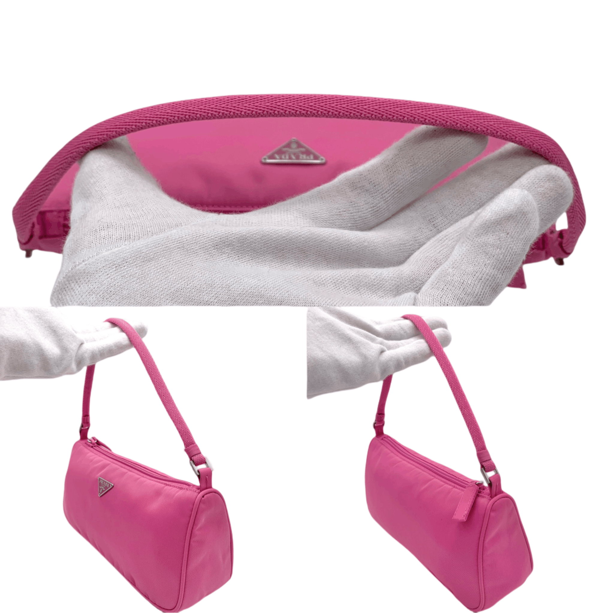 Prada Prada Triangle Logo Nylon Accessory Pouch Size ONE SIZE - 6 Thumbnail