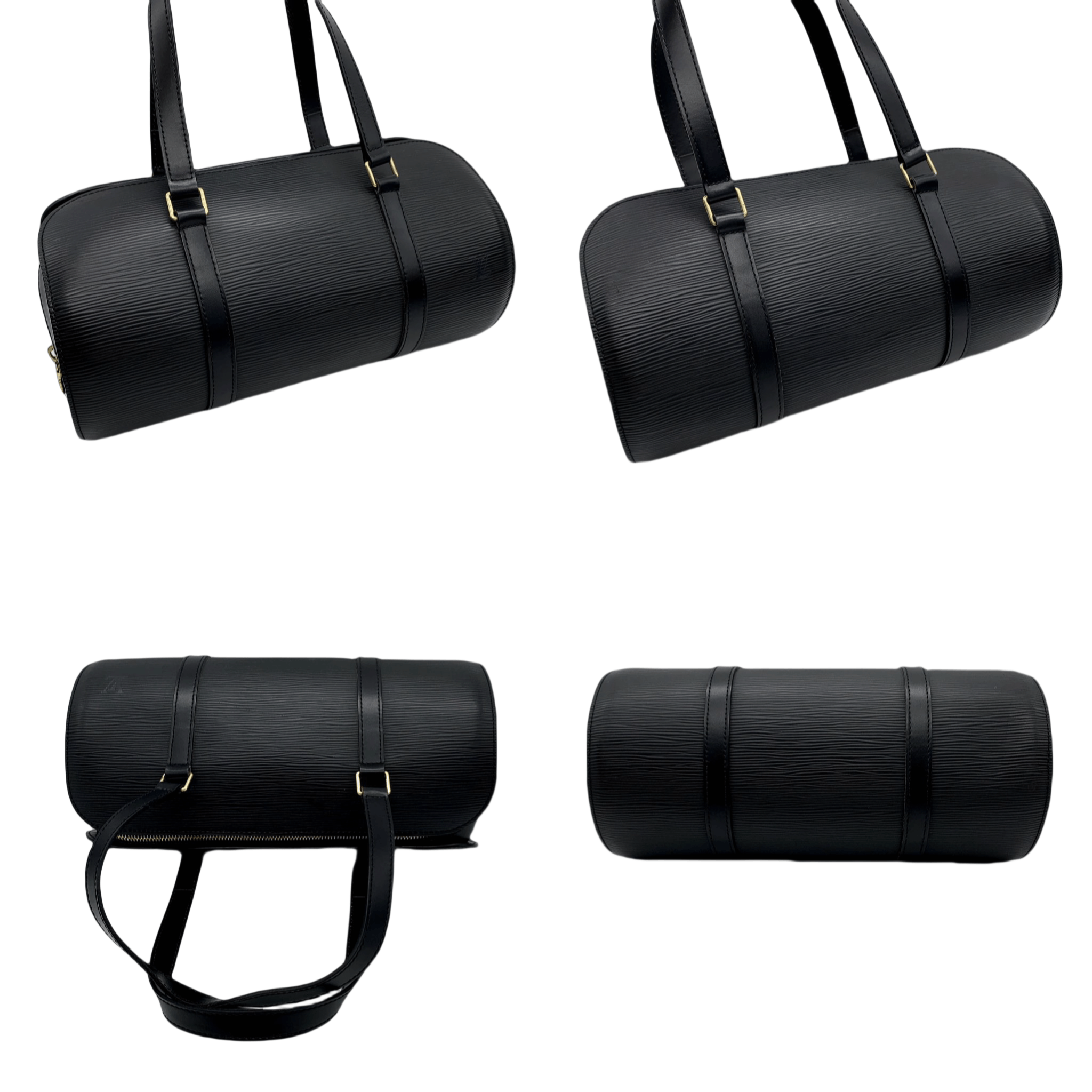 Louis Vuitton Louis Vuitton Epi Soufflé Noir Handbag With Pouch M52222 Size ONE SIZE - 5 Thumbnail